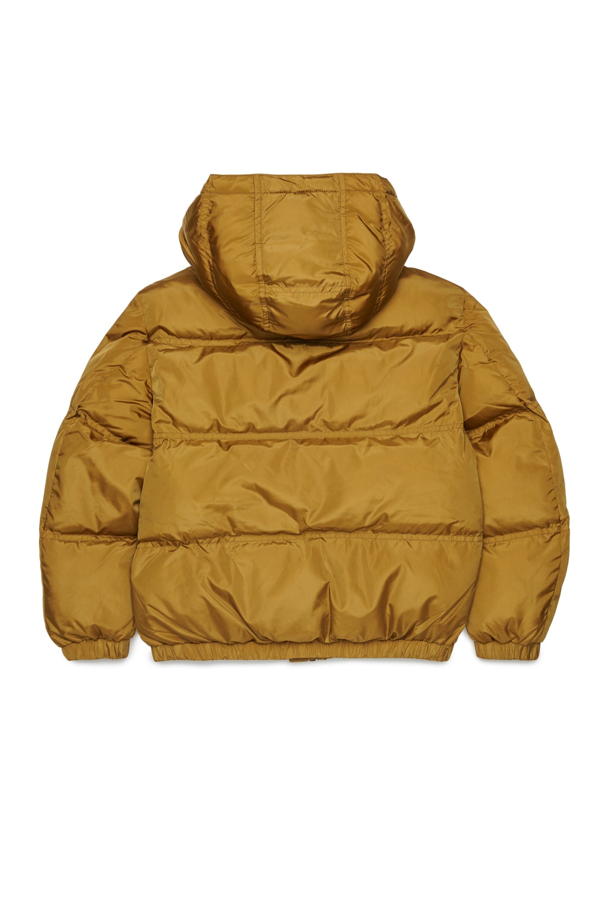 Padded jacket with printed logo