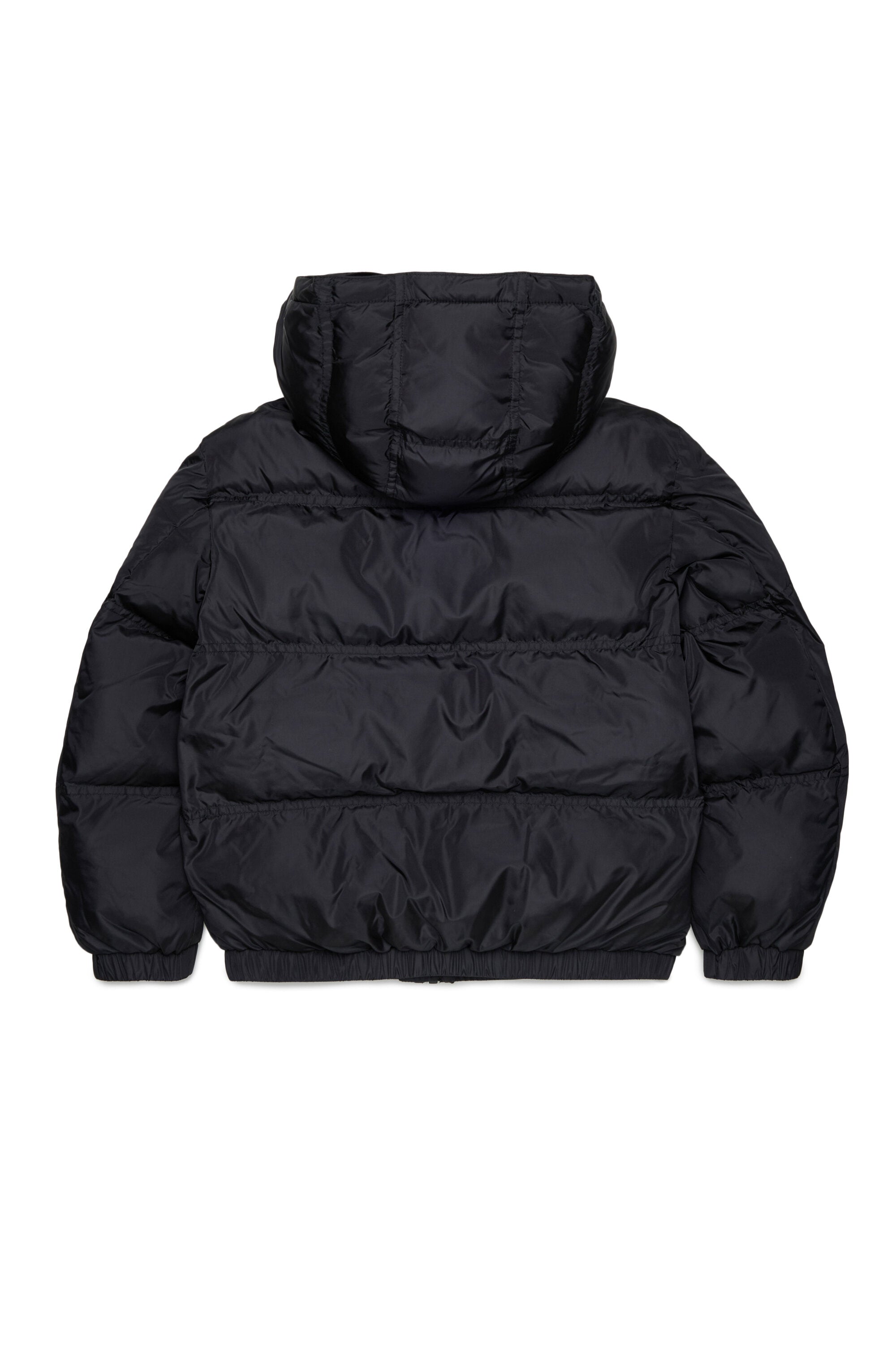 Padded jacket with printed logo