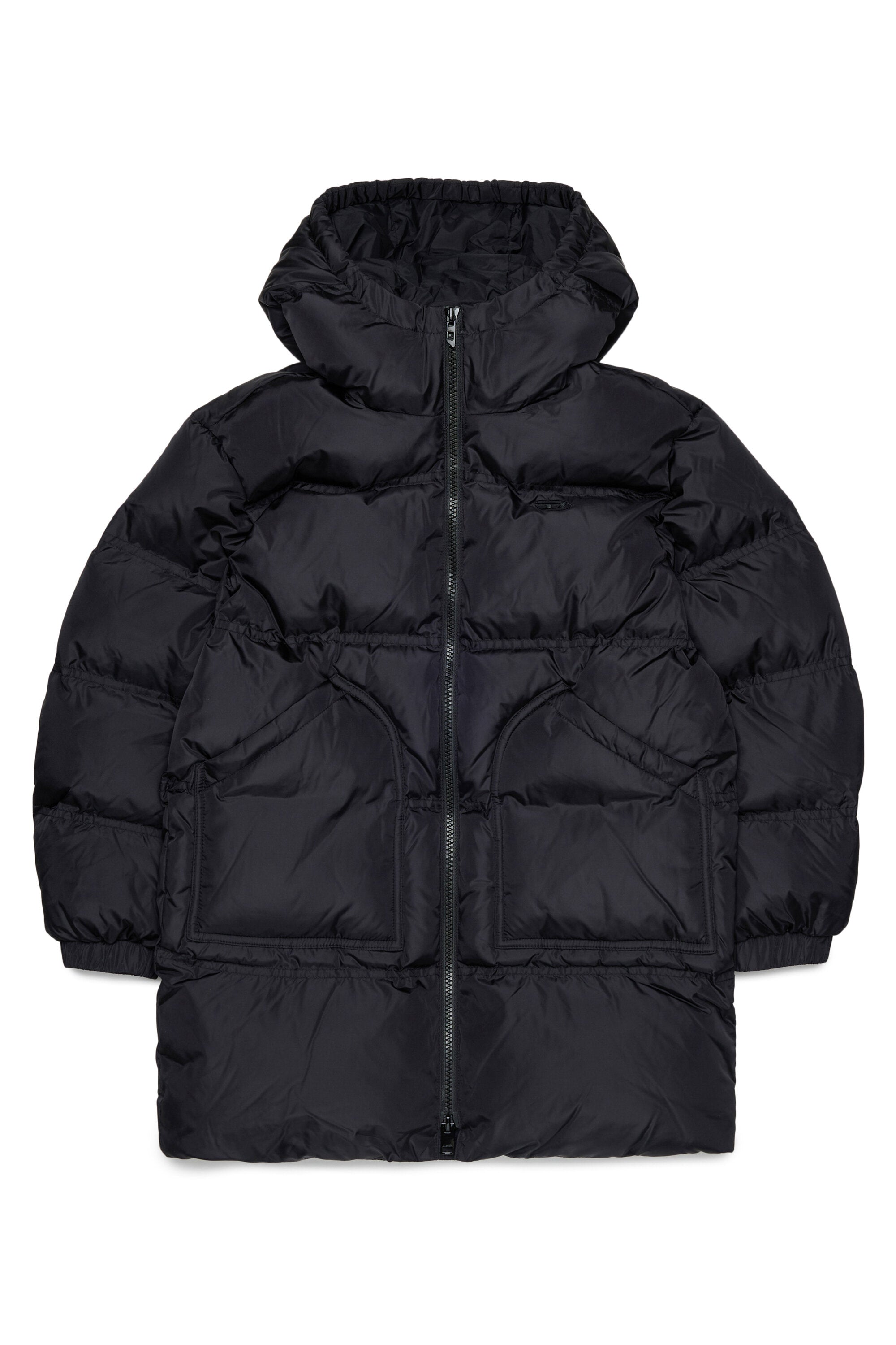 Chaqueta acolchada con logo