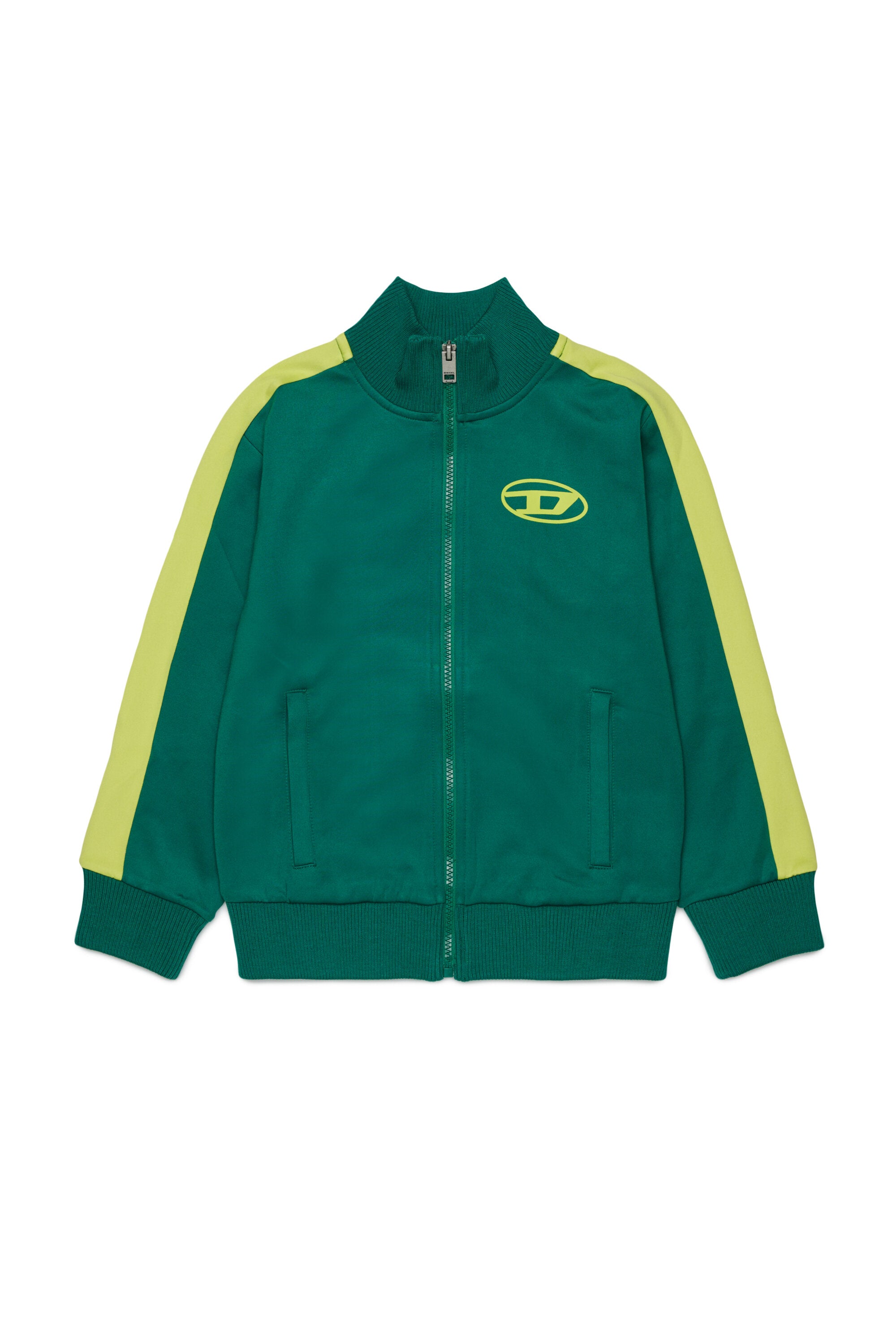Sudadera con cremallera y logo