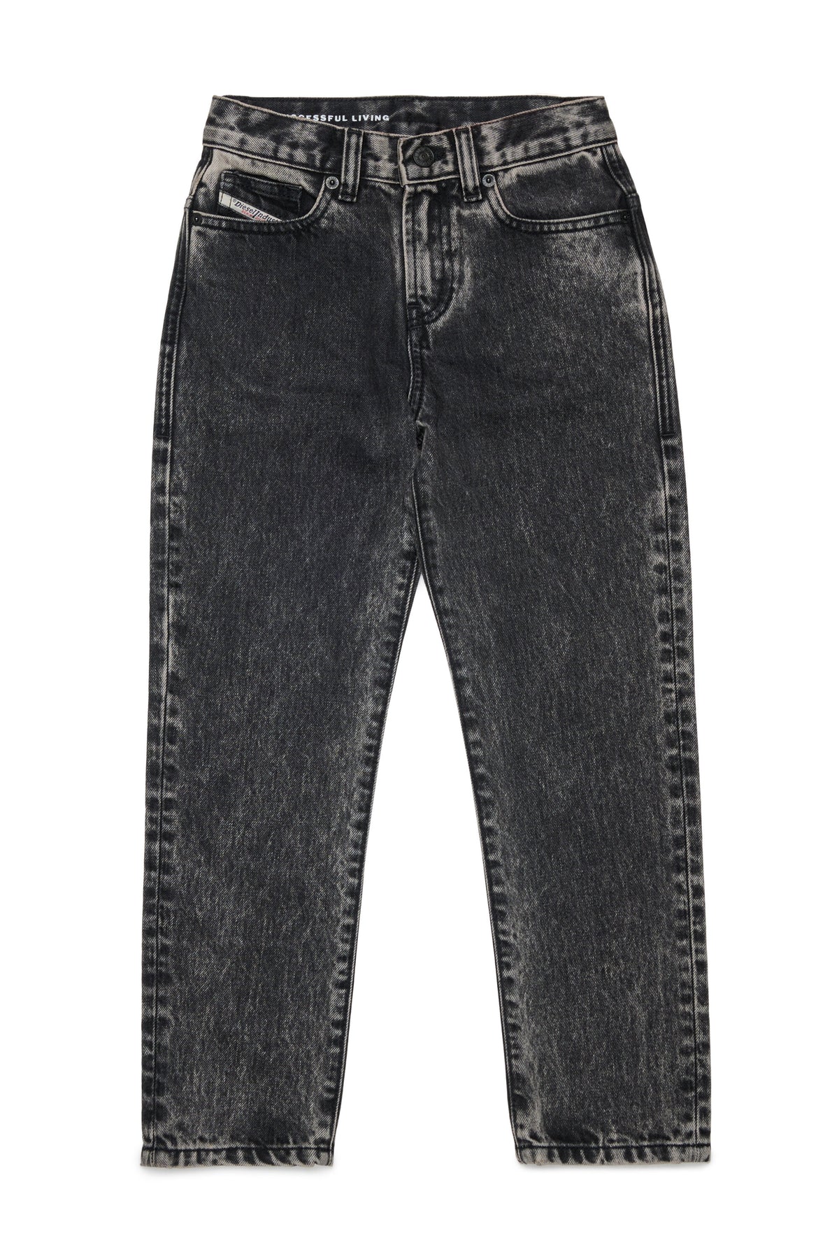Jeans corte regular en lavado negro - 2020 D-Viker