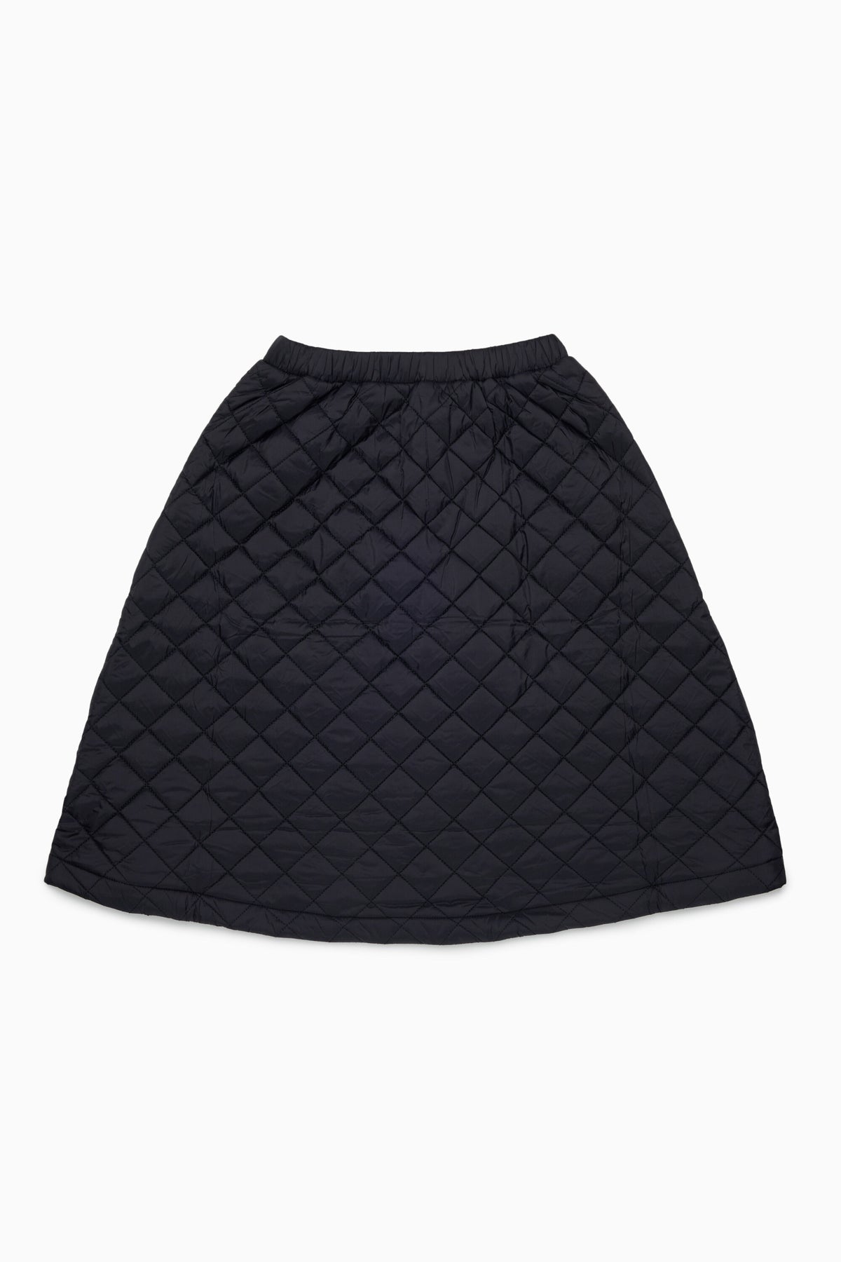Falda midi con logo
