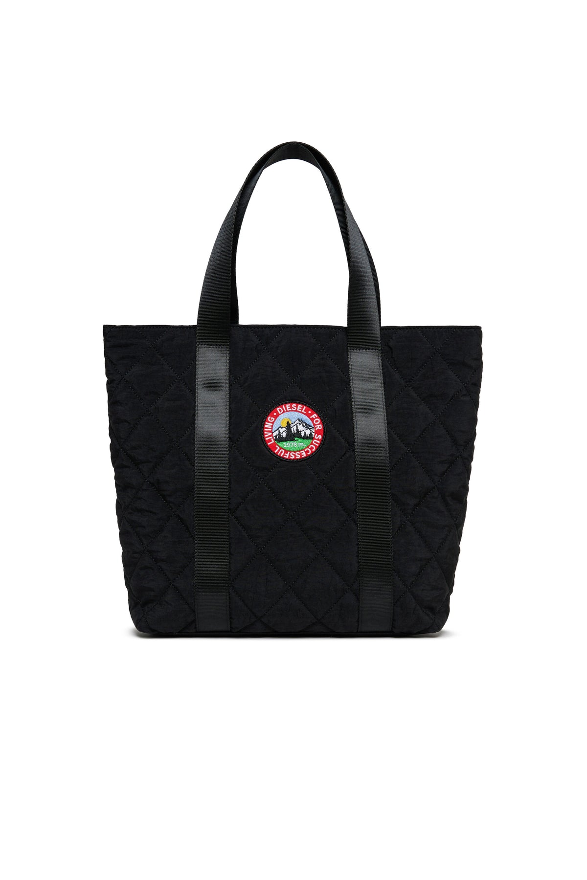Bolso acolchado con logo