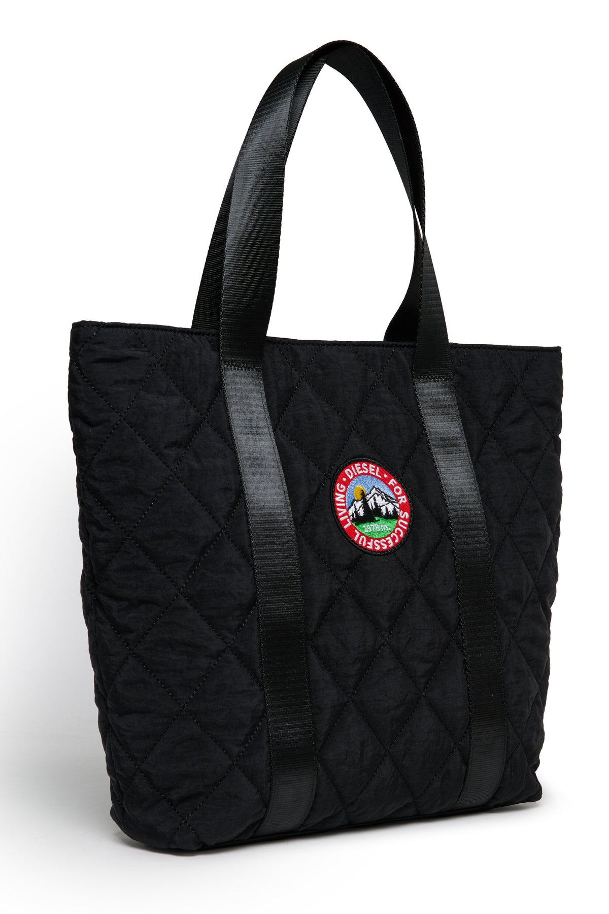 Bolso acolchado con logo