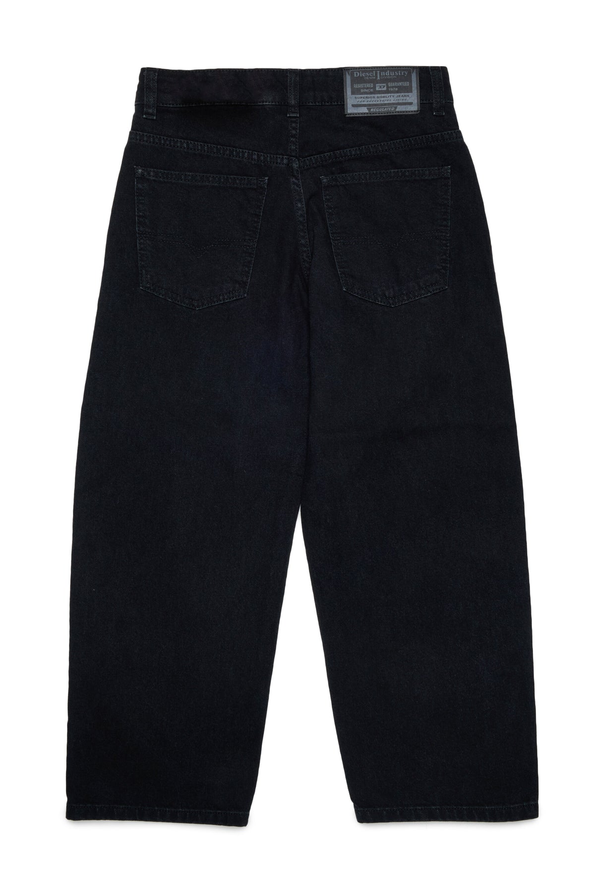Black denim jeans, relaxed fit - D-Devon