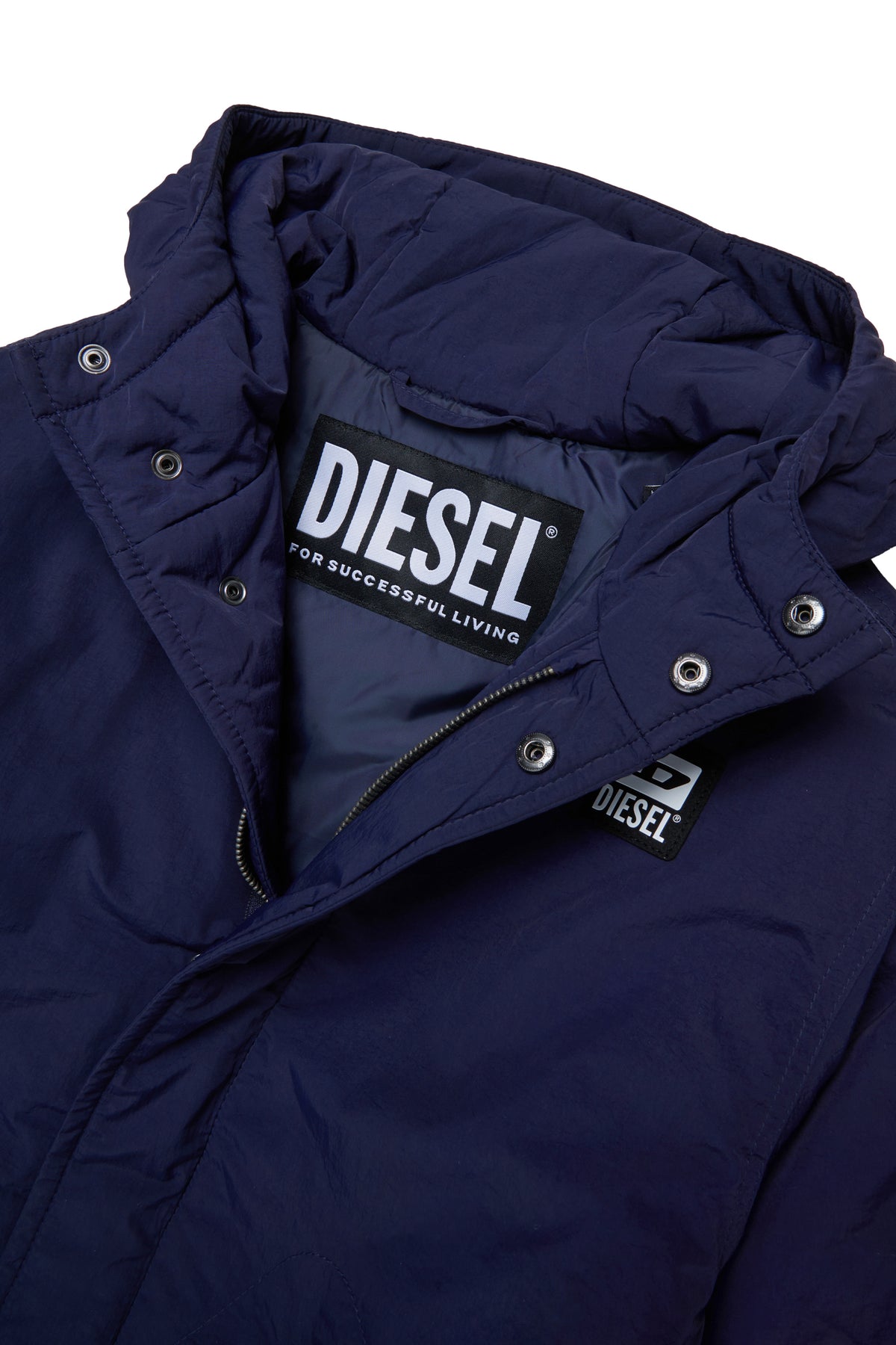 Chaqueta acolchada con logo