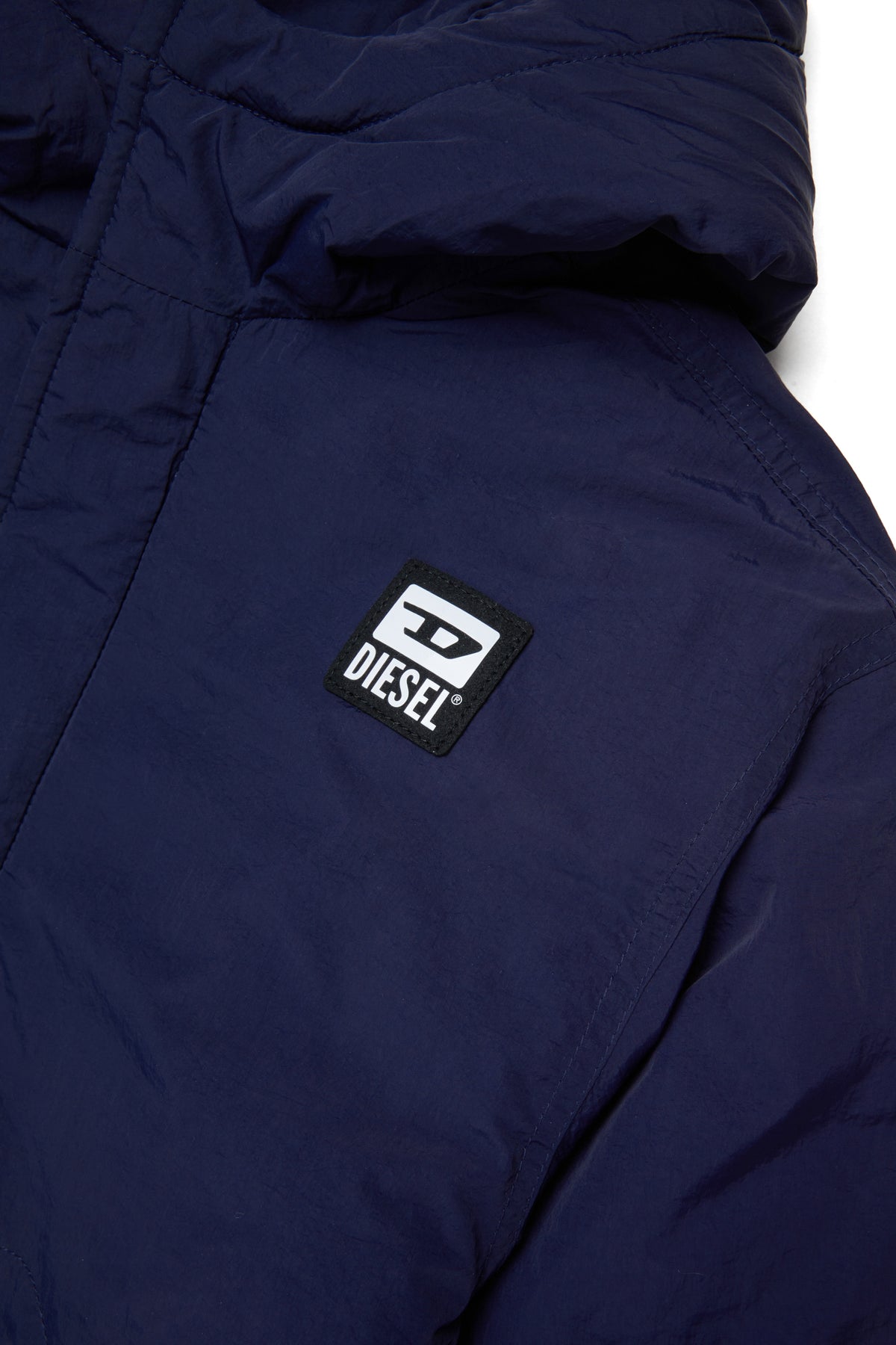 Chaqueta acolchada con logo
