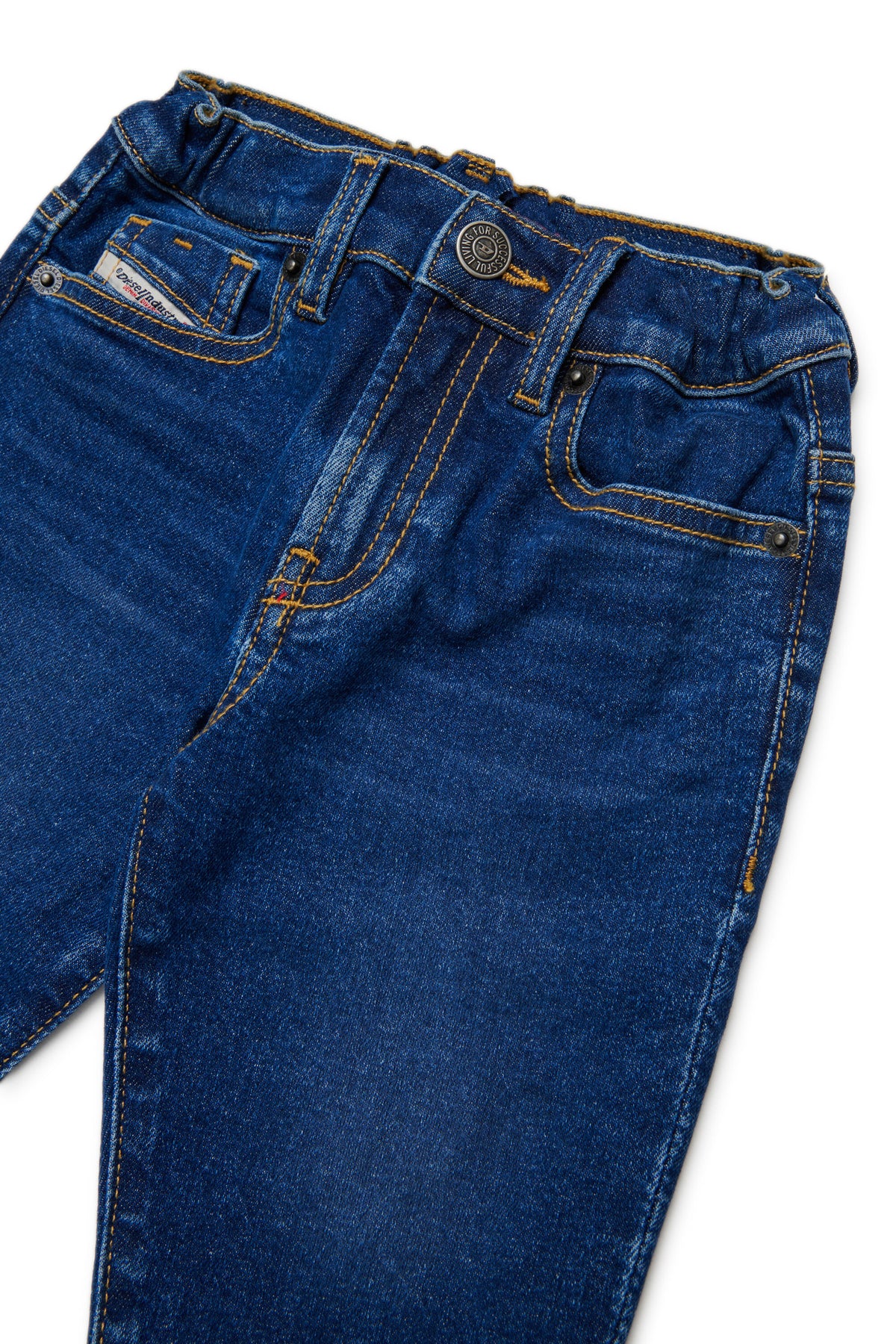 Jeans de corte regular azul medio - D-Gale