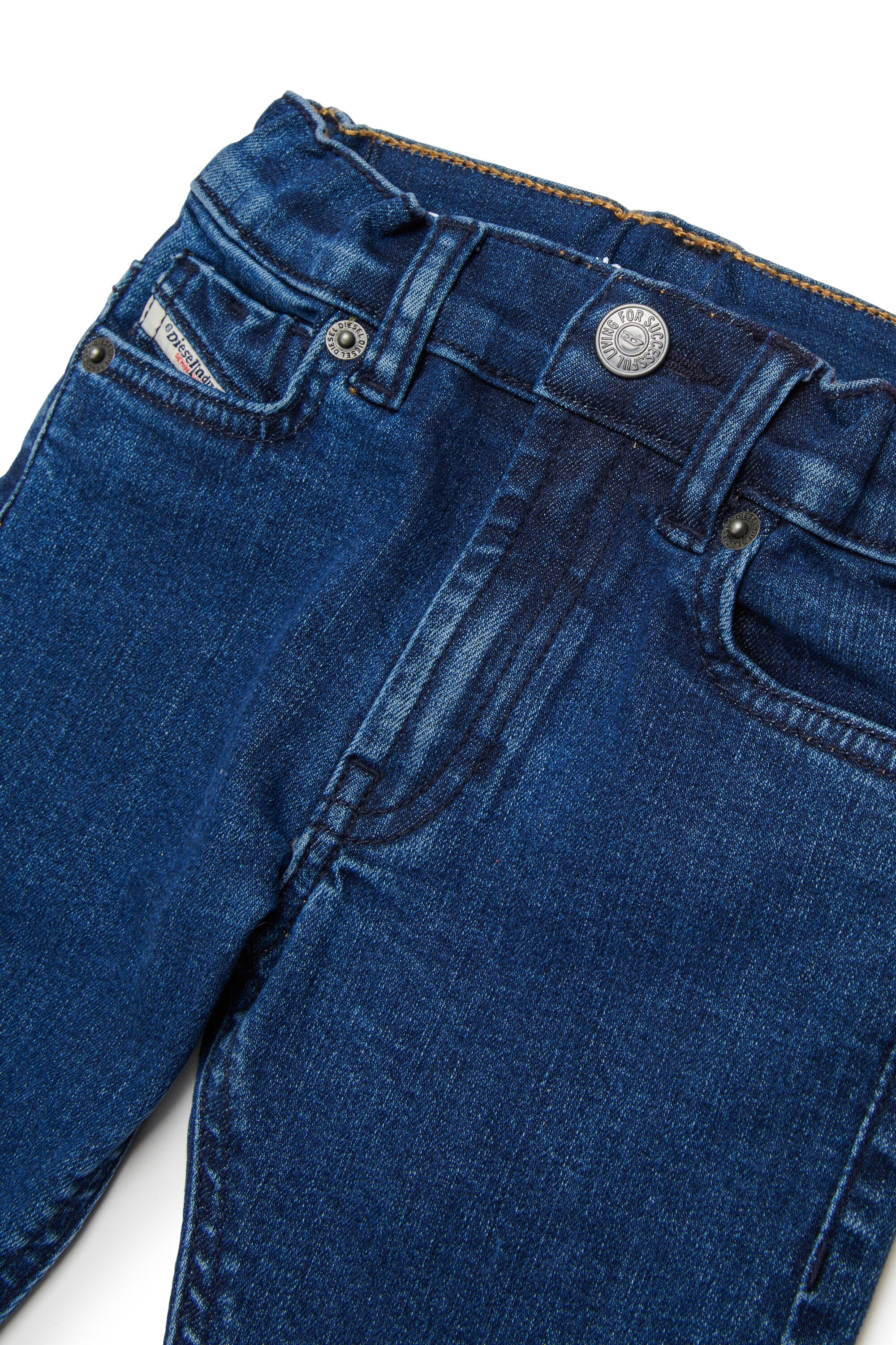 Jeans regular lavado azul medio - D-Jools