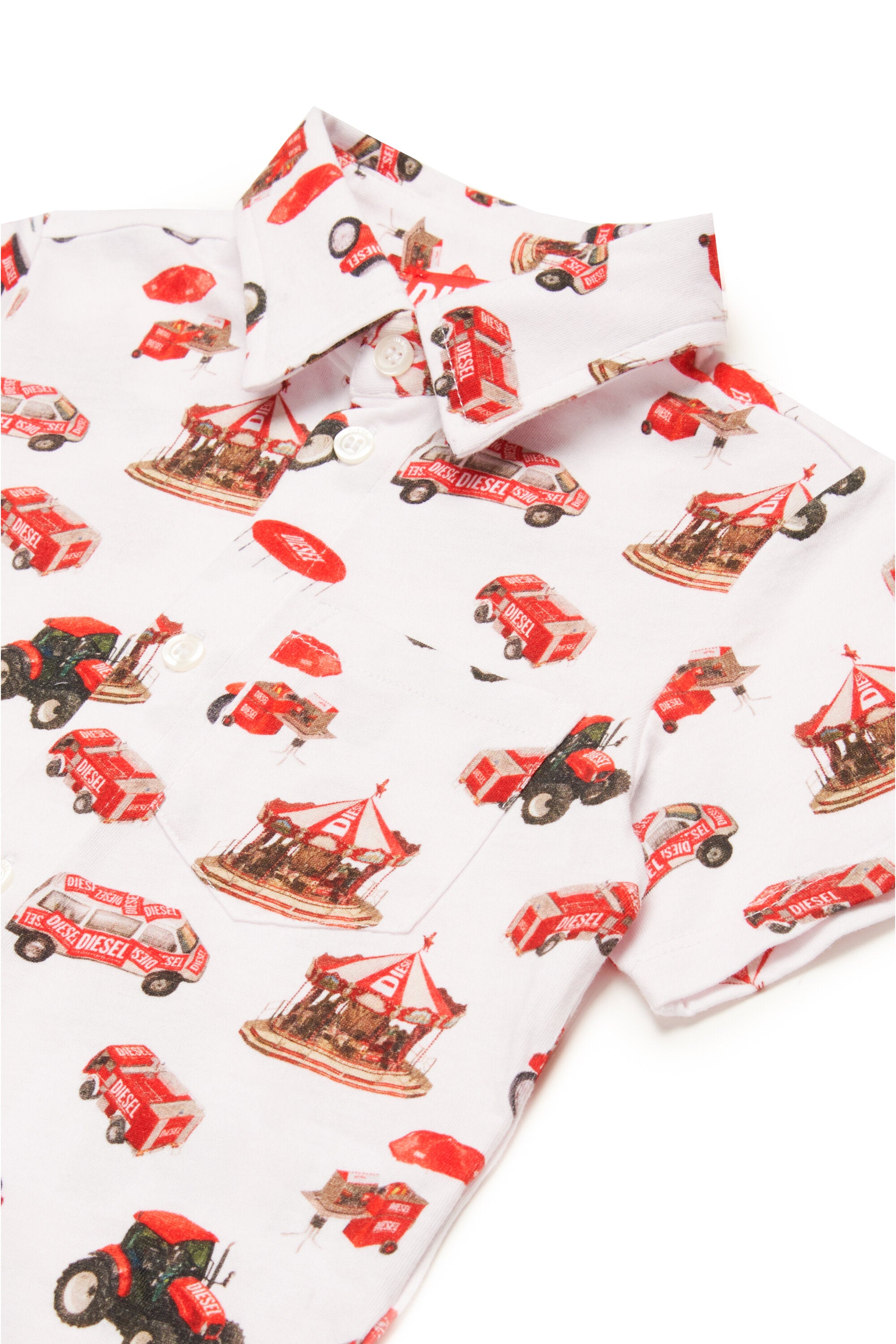 Camisa de bolos allover Fanny Campaign Diesel