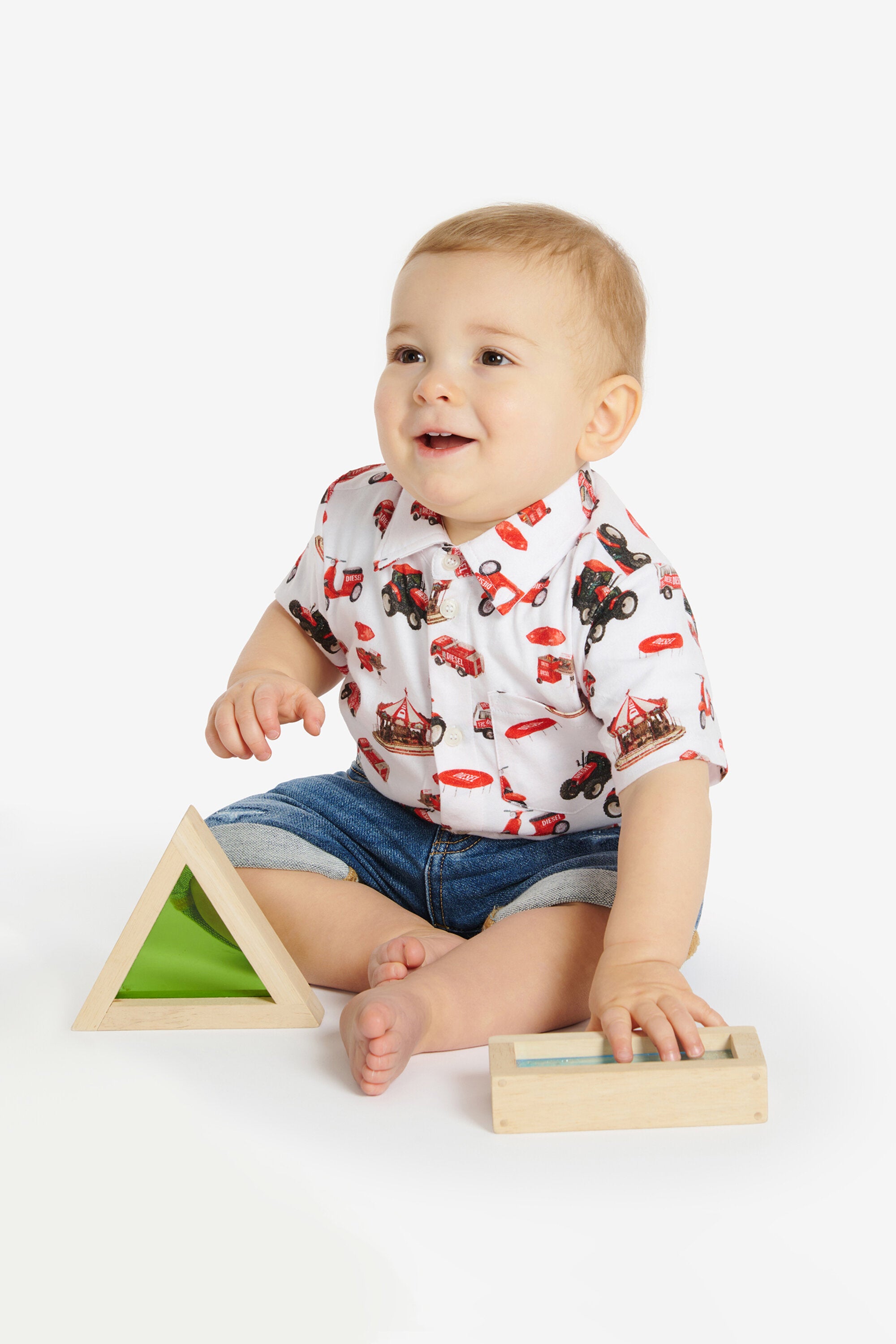 Camisa de bolos allover Fanny Campaign Diesel