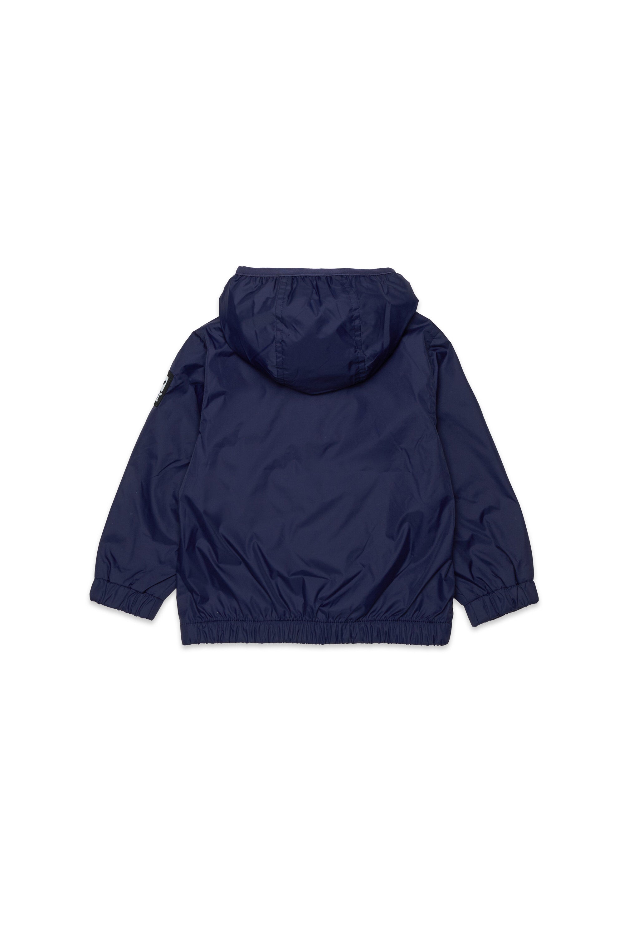 Windbreaker with printed logo