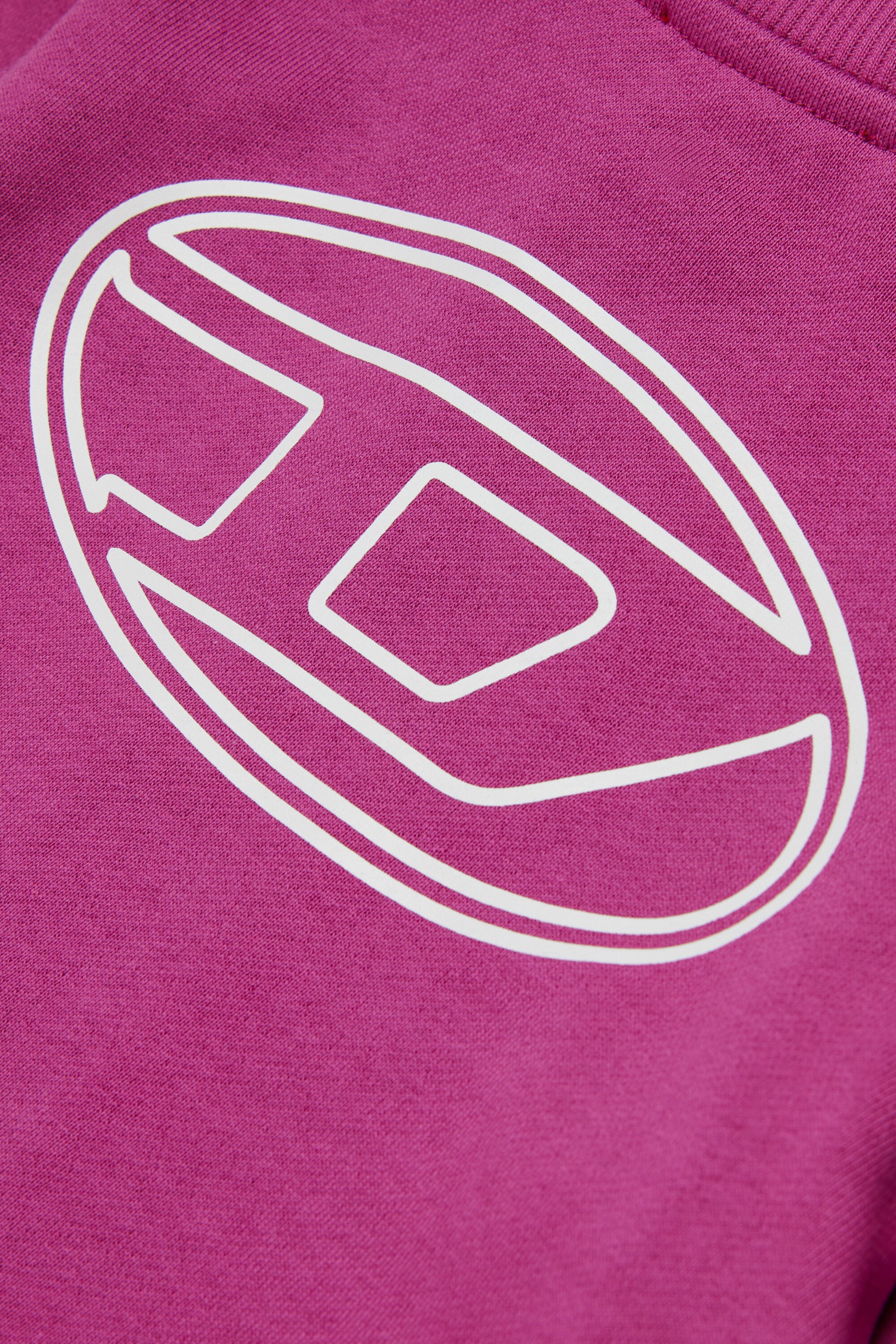 Sudadera con cremallera completa y logotipo maxi Oval D