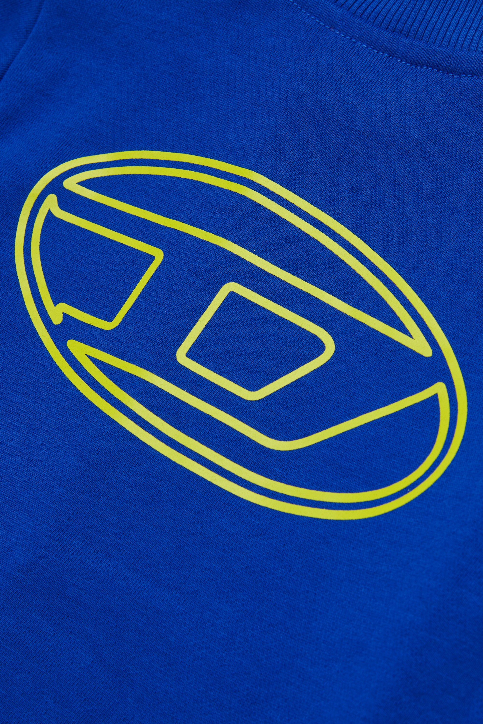 Sudadera con cremallera completa y logotipo maxi Oval D