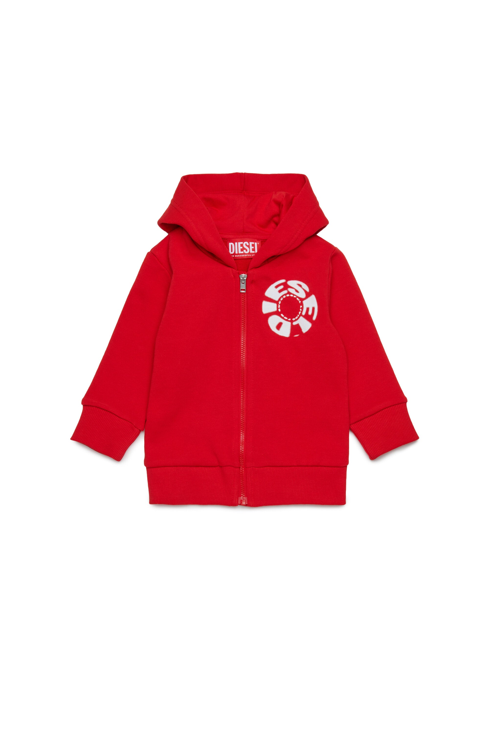 Sudadera con capucha y cremallera Diesel Circular