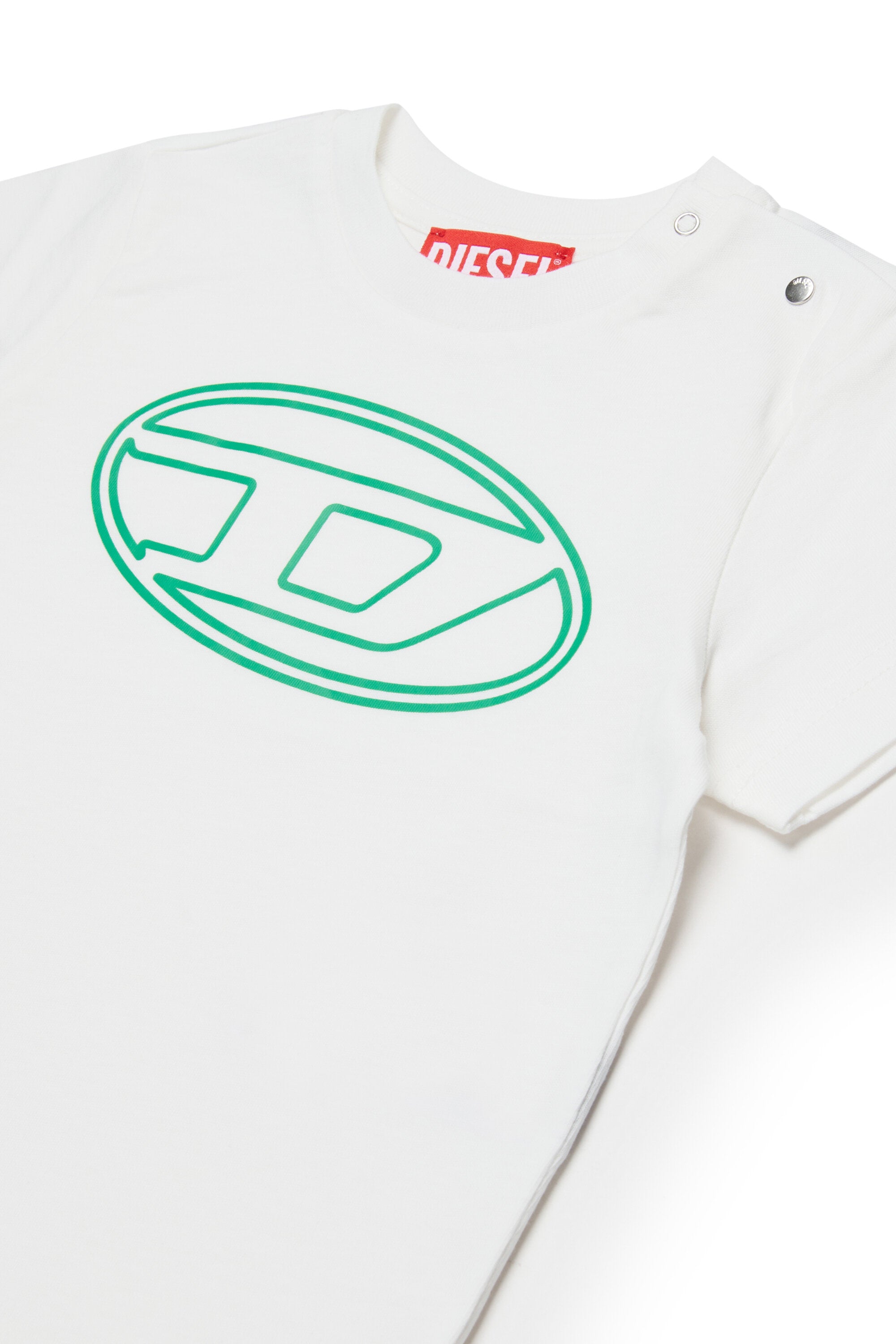 Camiseta de jersey con logotipo maxi Oval D