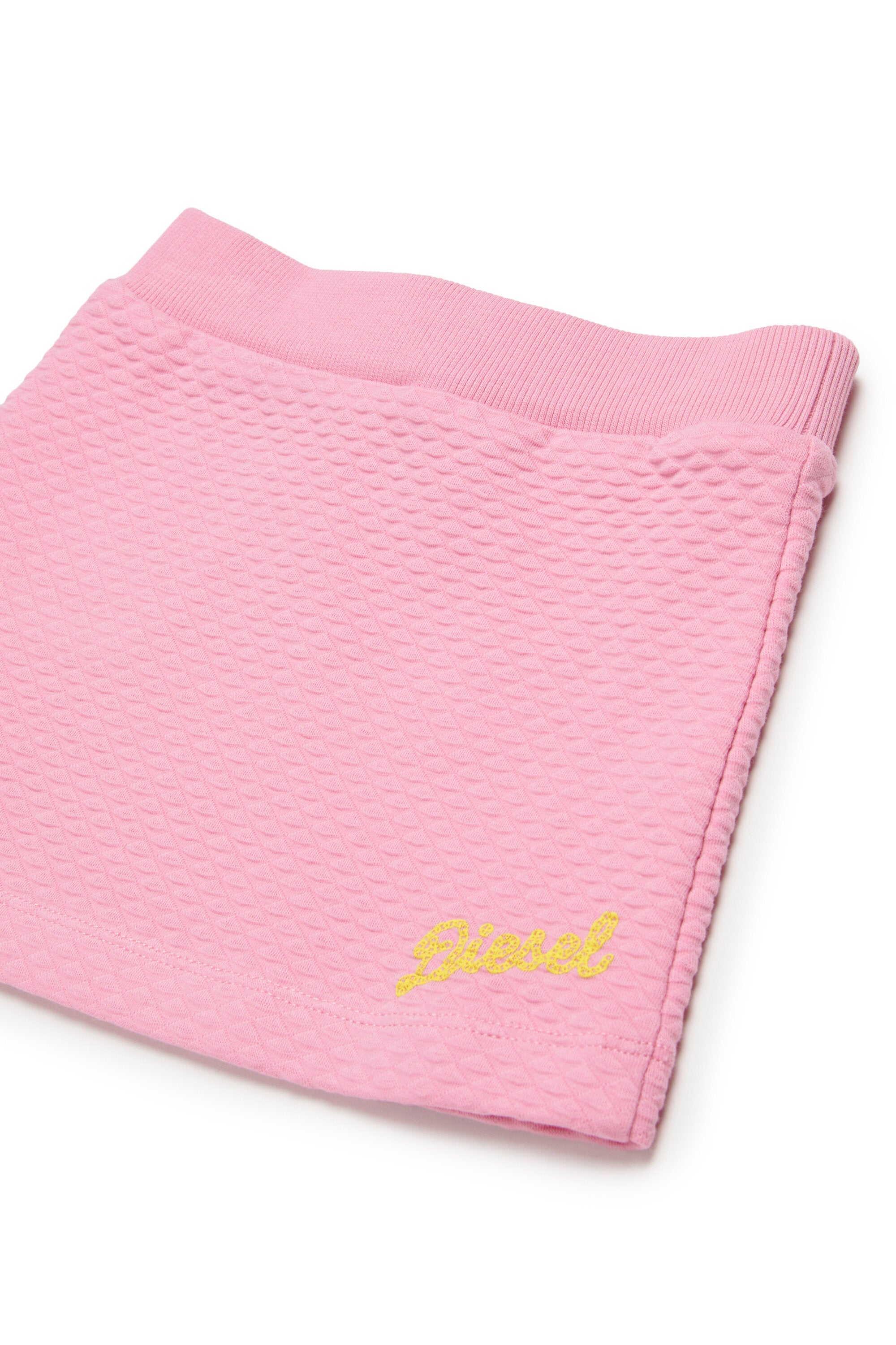 Mini skirt with logo