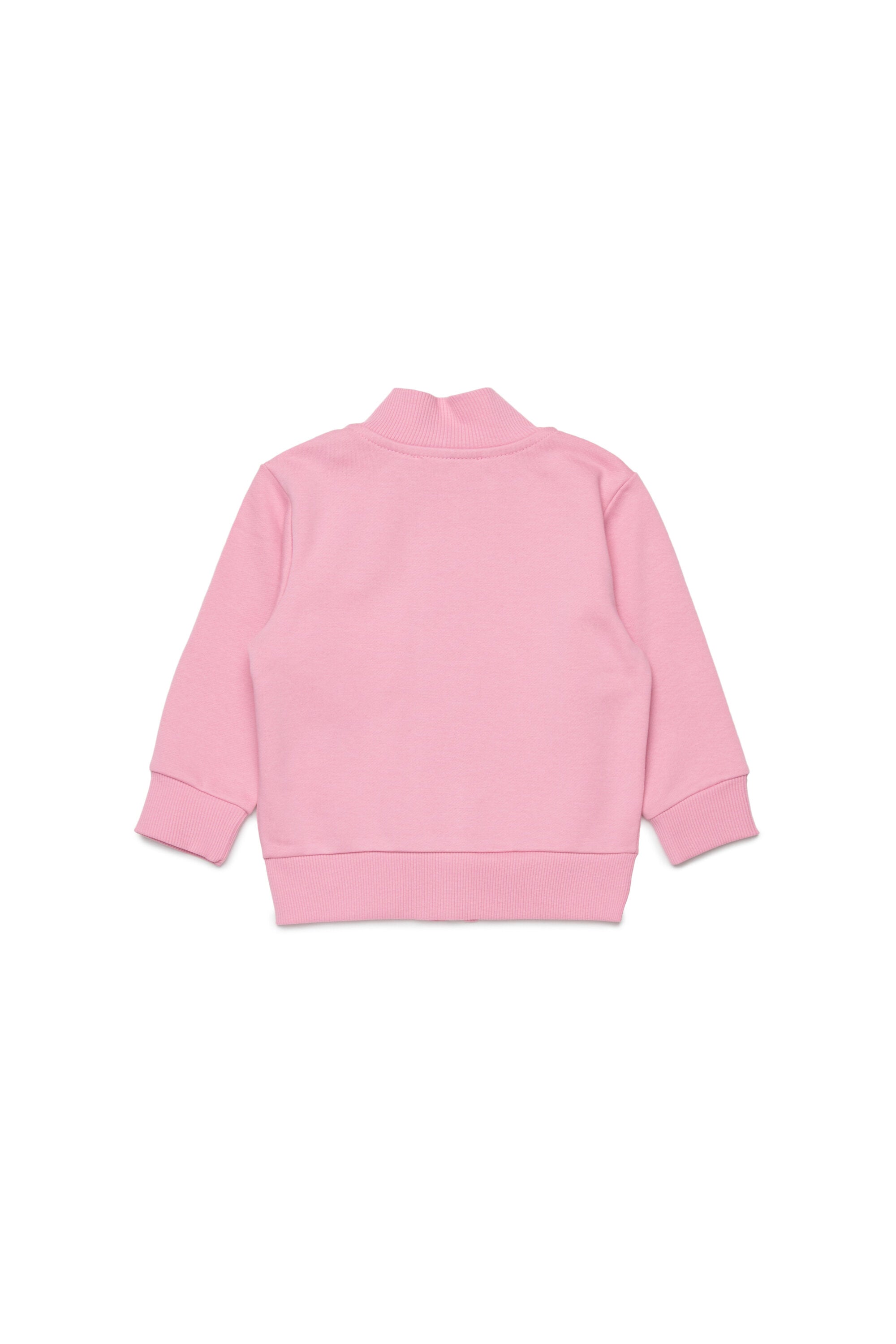 Sudadera con cremallera completa y logo