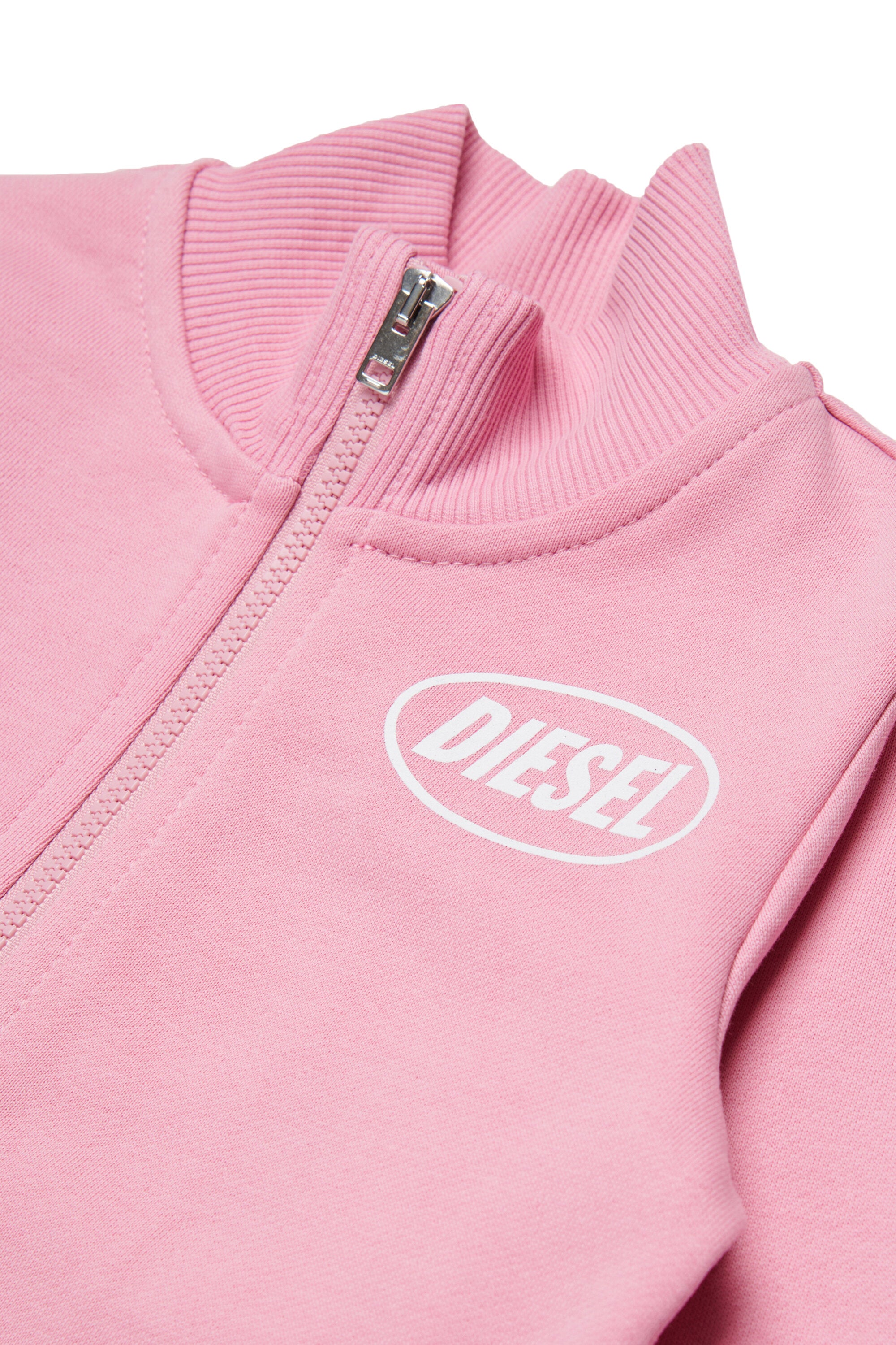 Sudadera con cremallera completa y logo