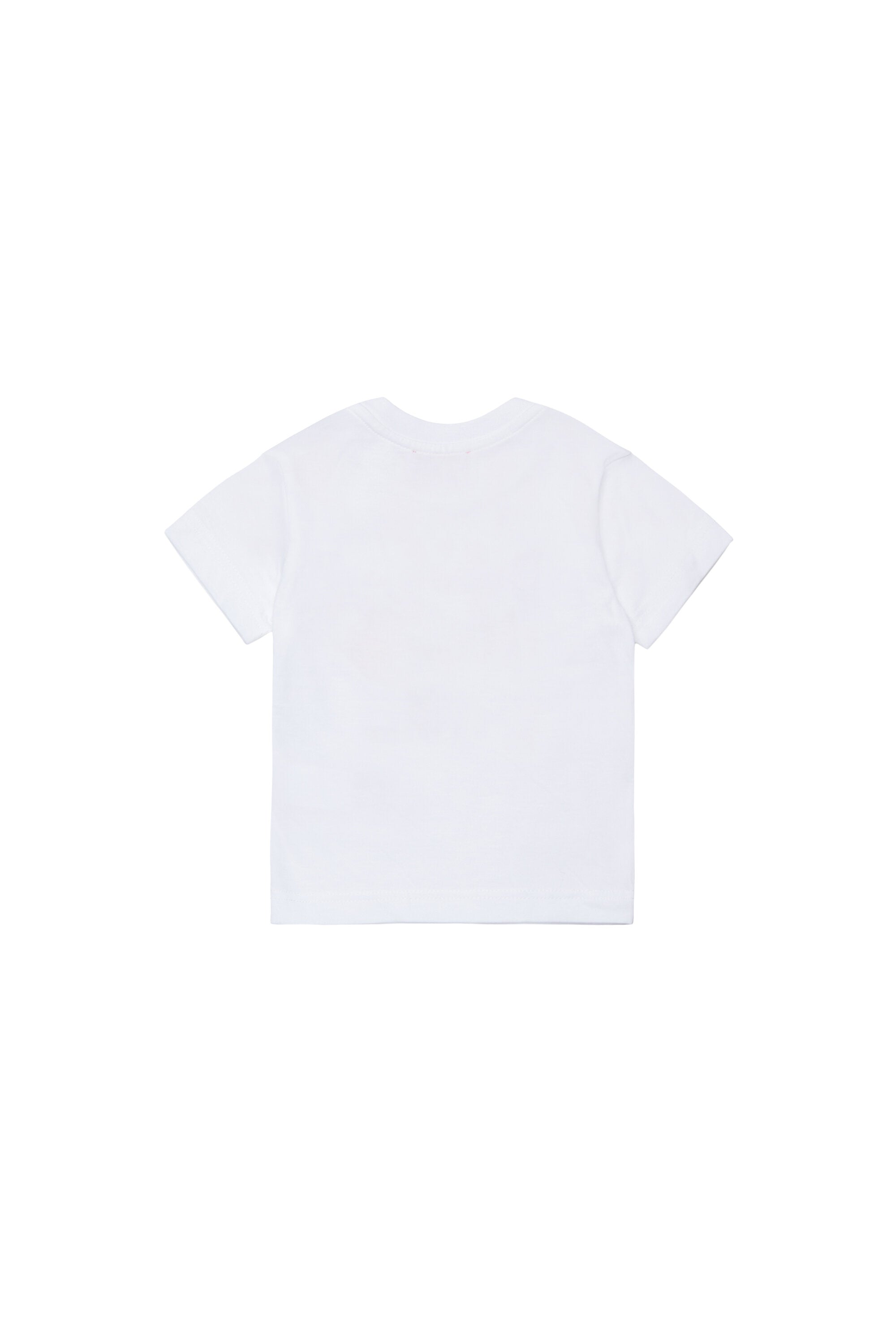 T-shirt with printed logo on the front