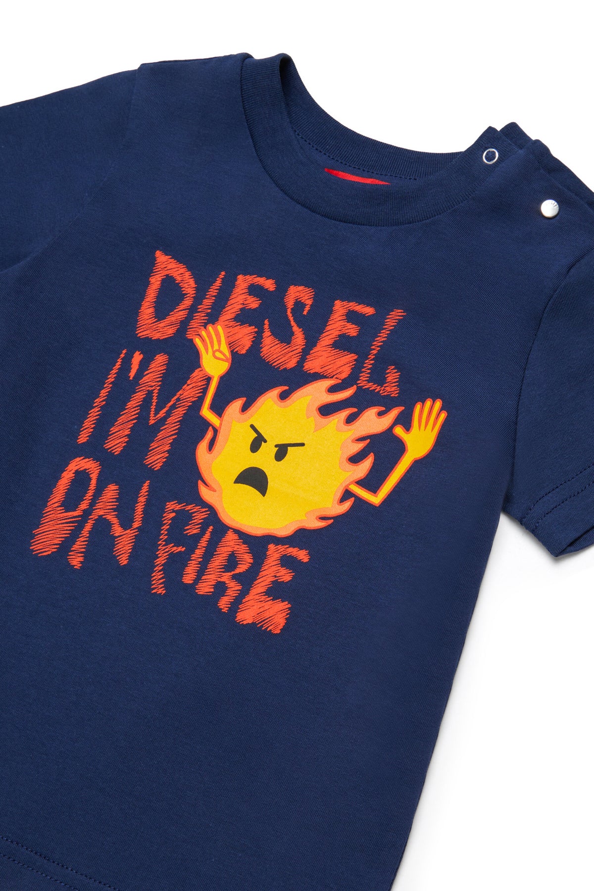 T-shirt with printed logo on the front