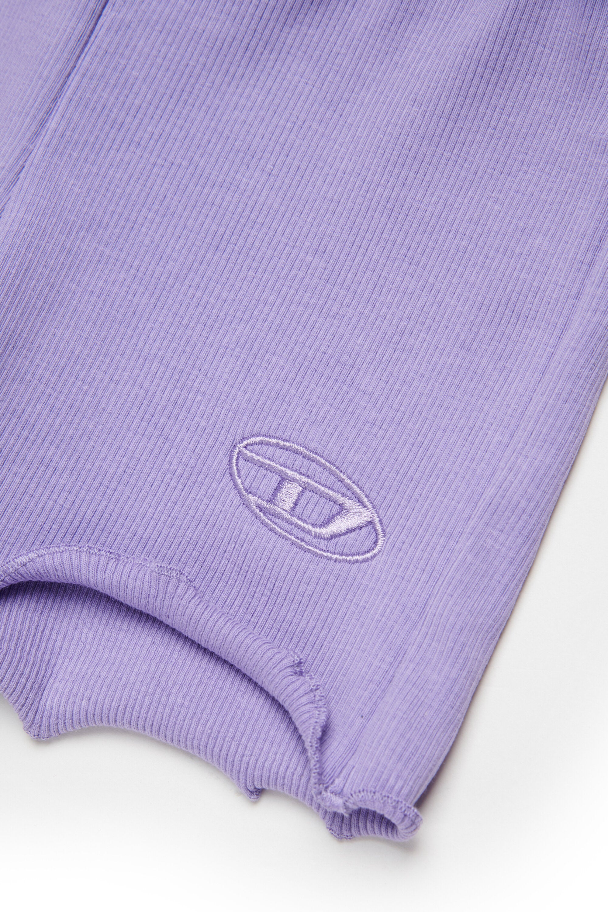 Fleece shorts with logo
