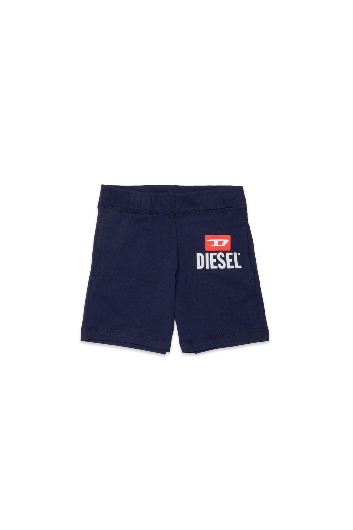 Fleece shorts with logo