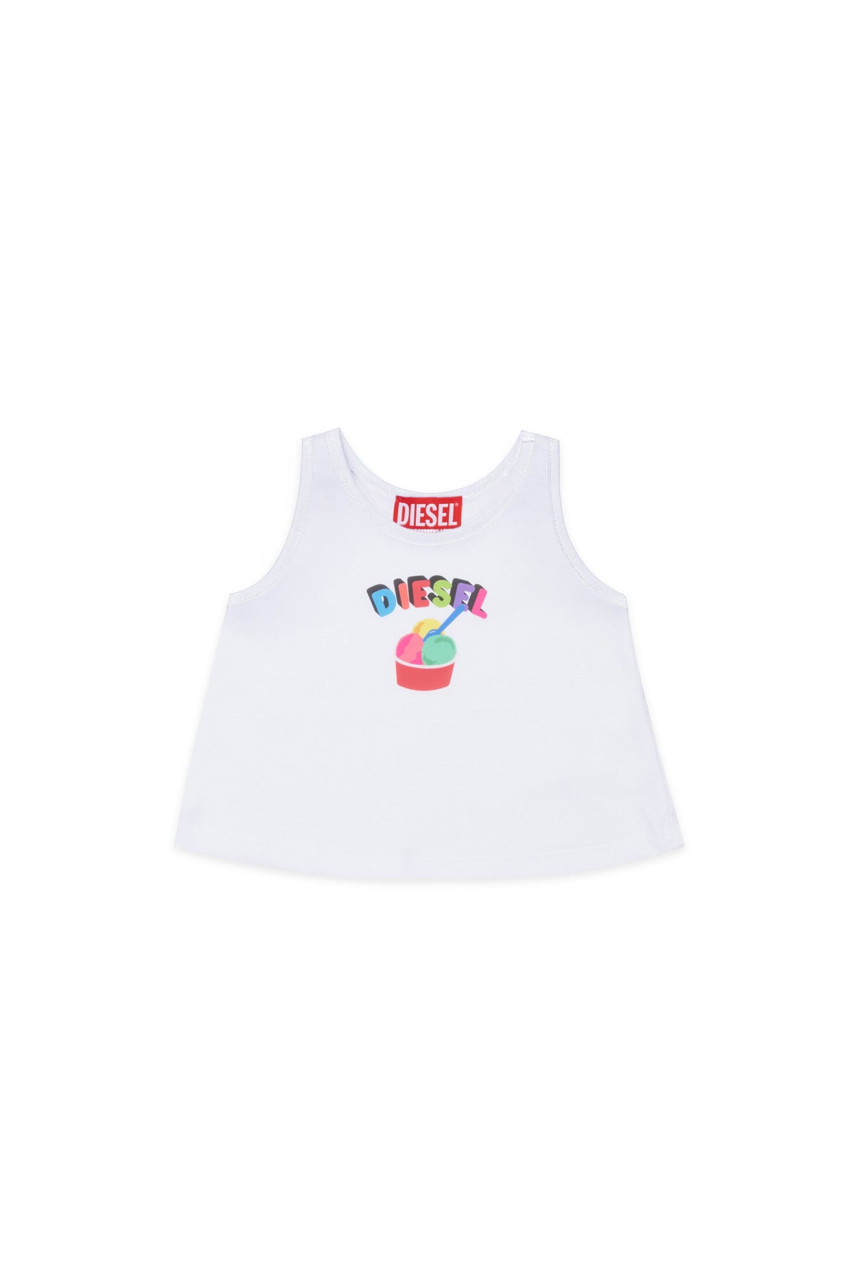 Camiseta sin mangas con logo