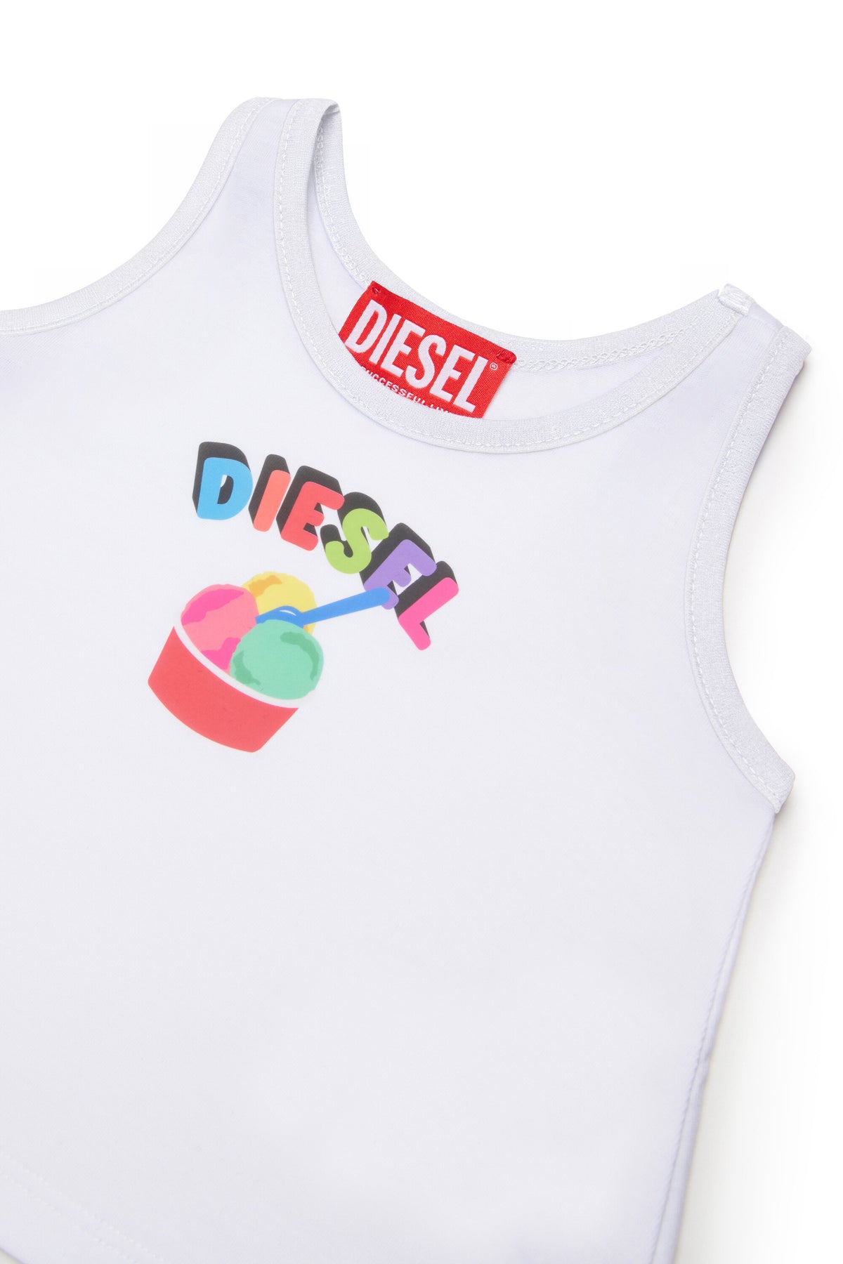 Camiseta sin mangas con logo