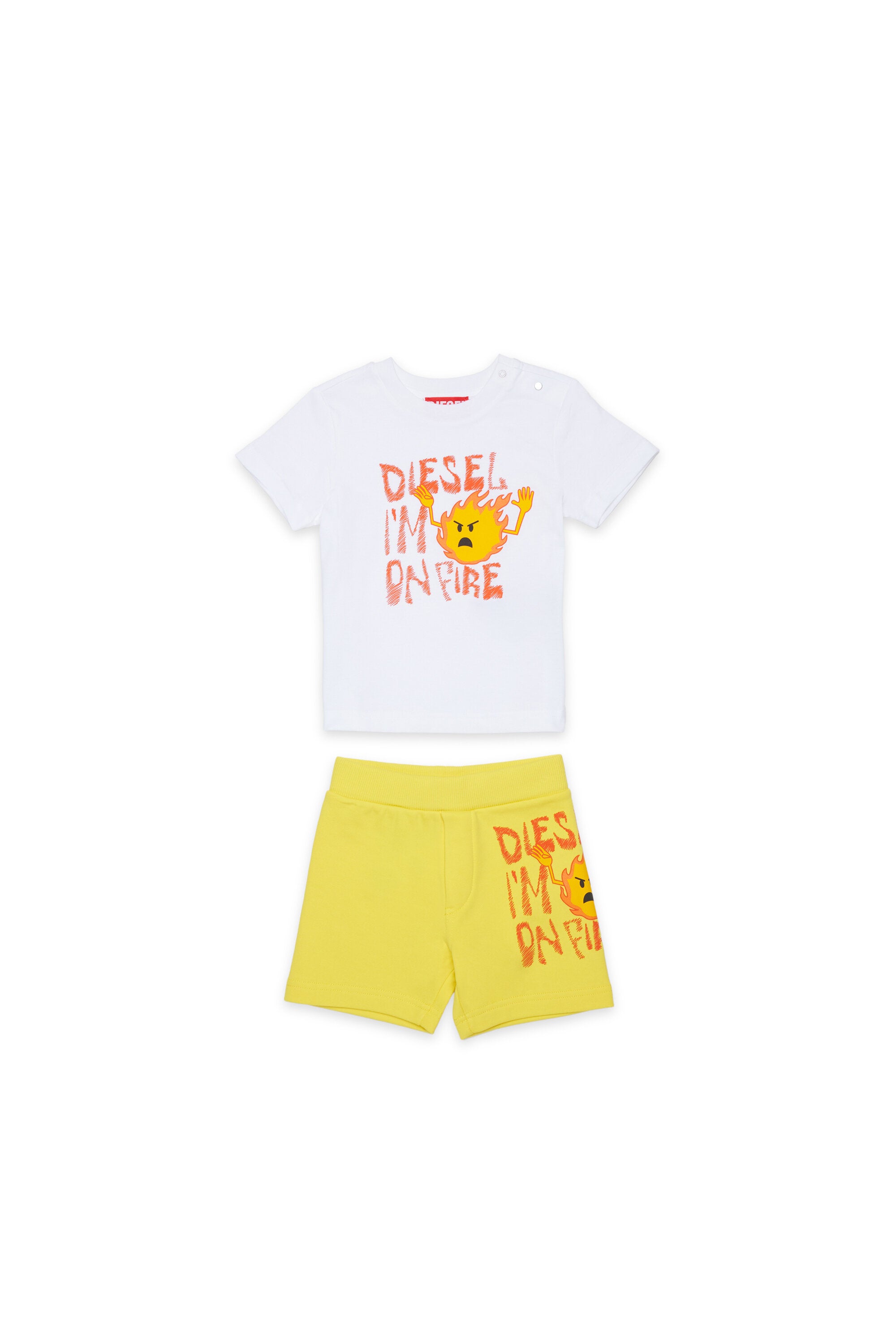 Tracksuit set with logo and print