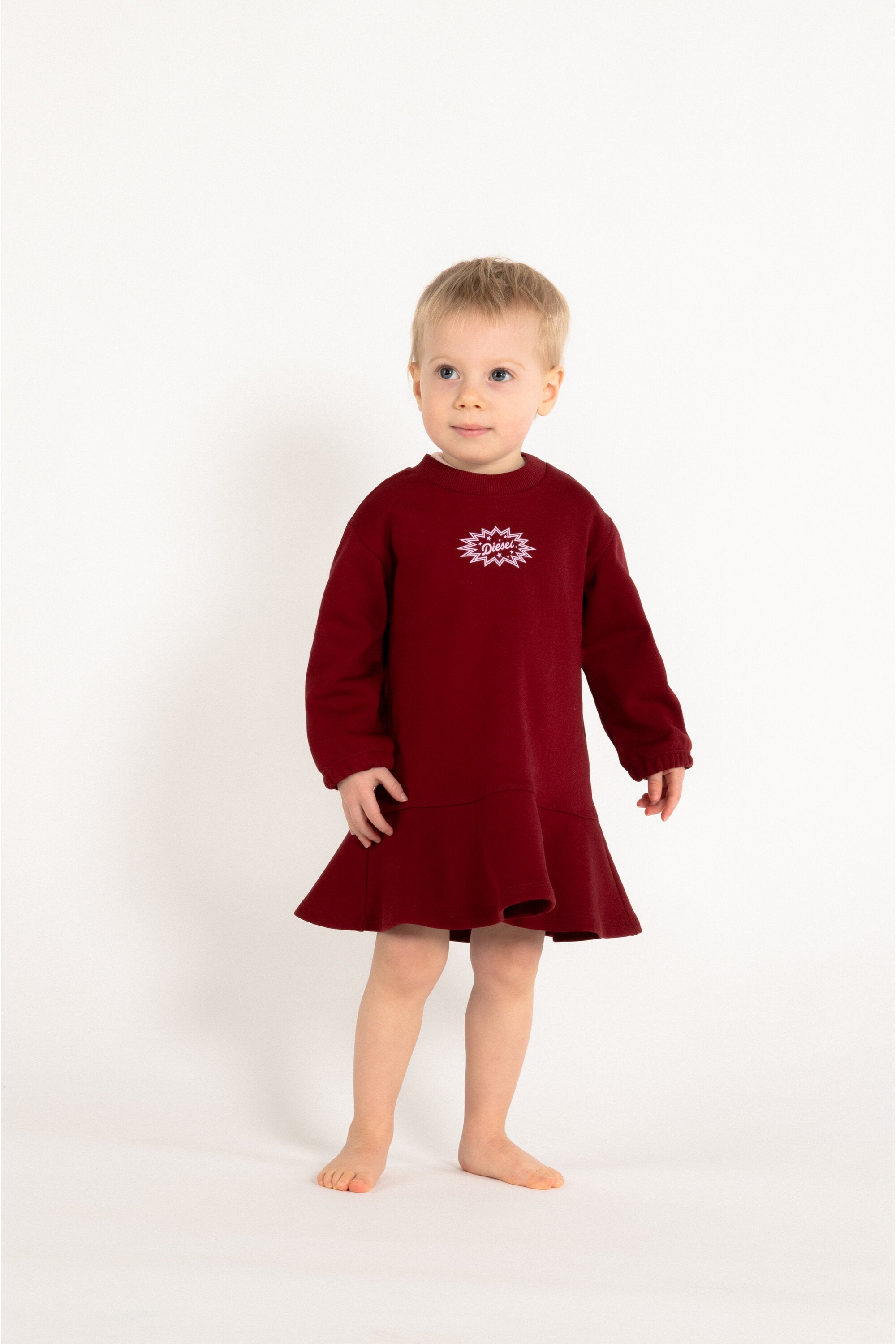 Vestido sudadera con logo