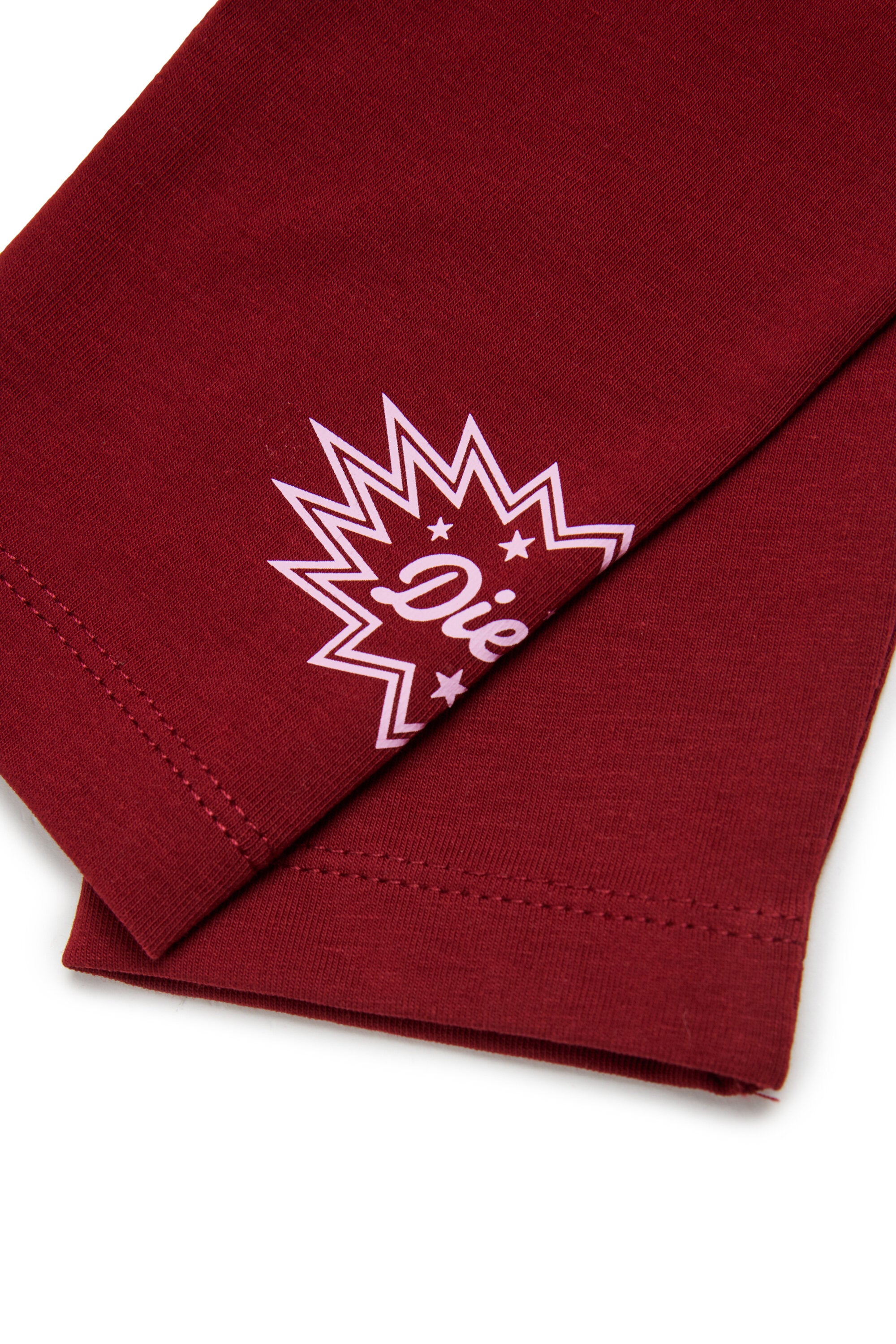 Knit pants with logo