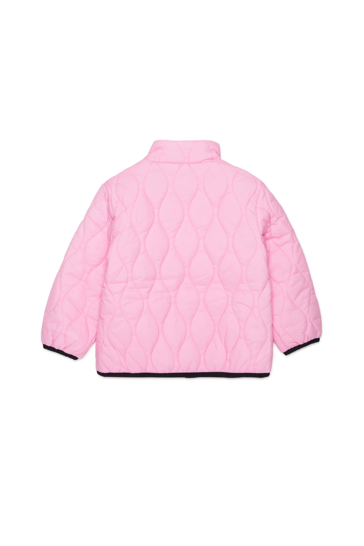 Padded jacket with printed logo