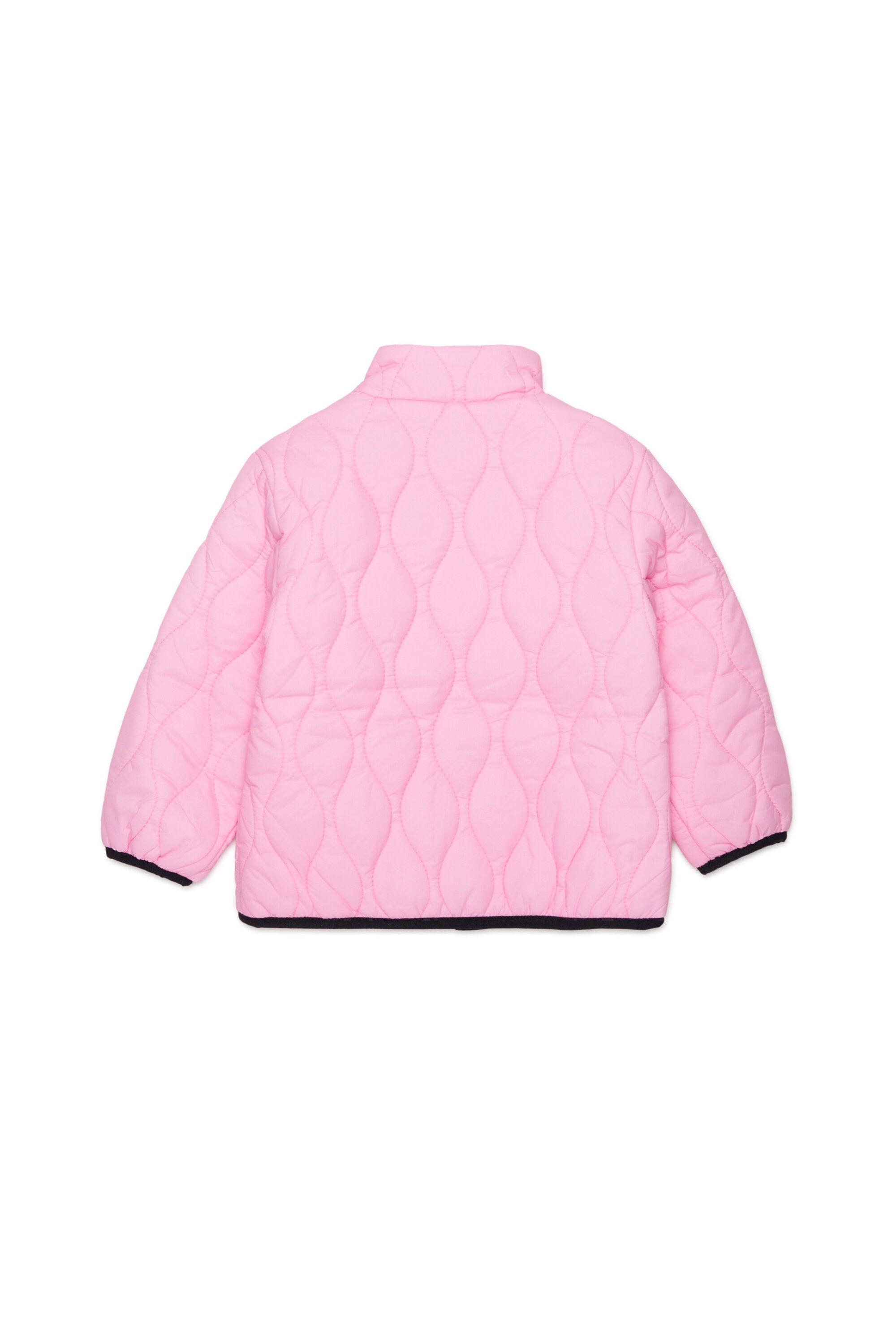 Padded jacket with printed logo