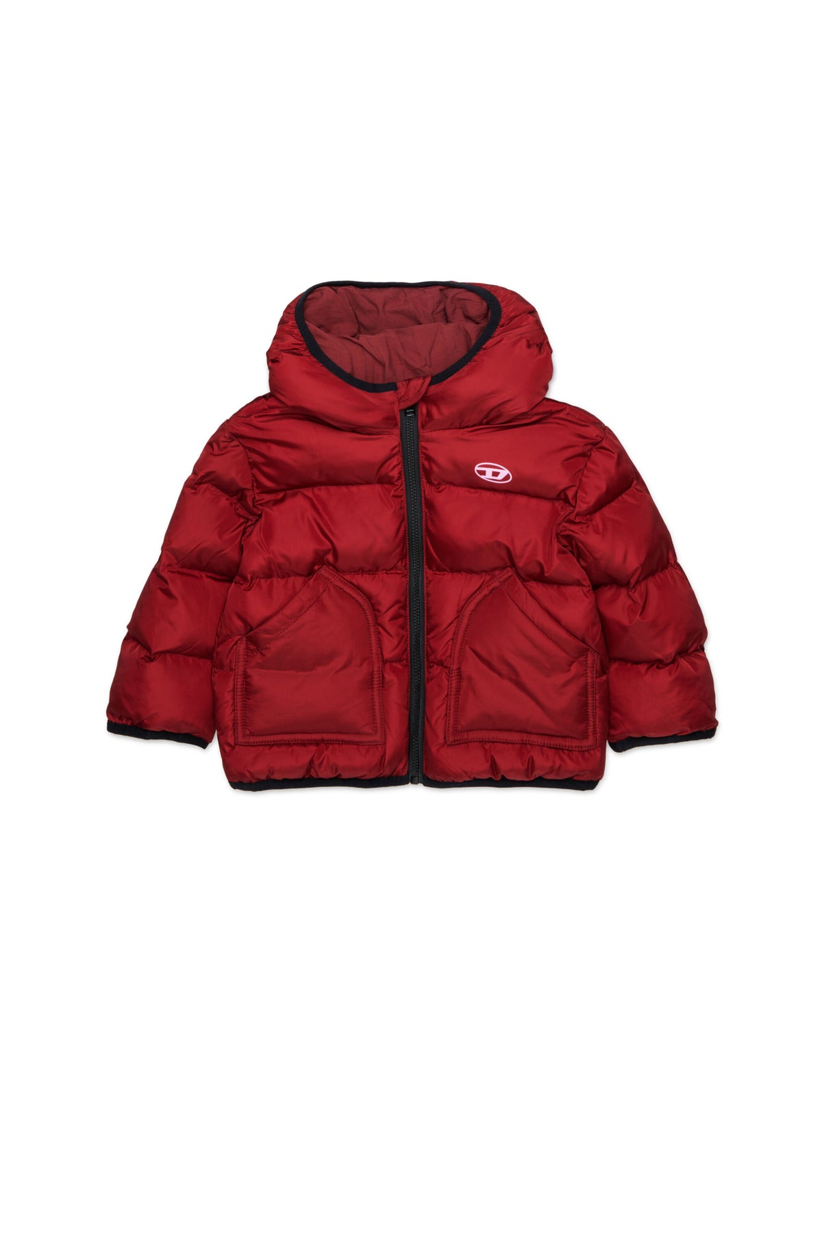 Padded jacket with logo