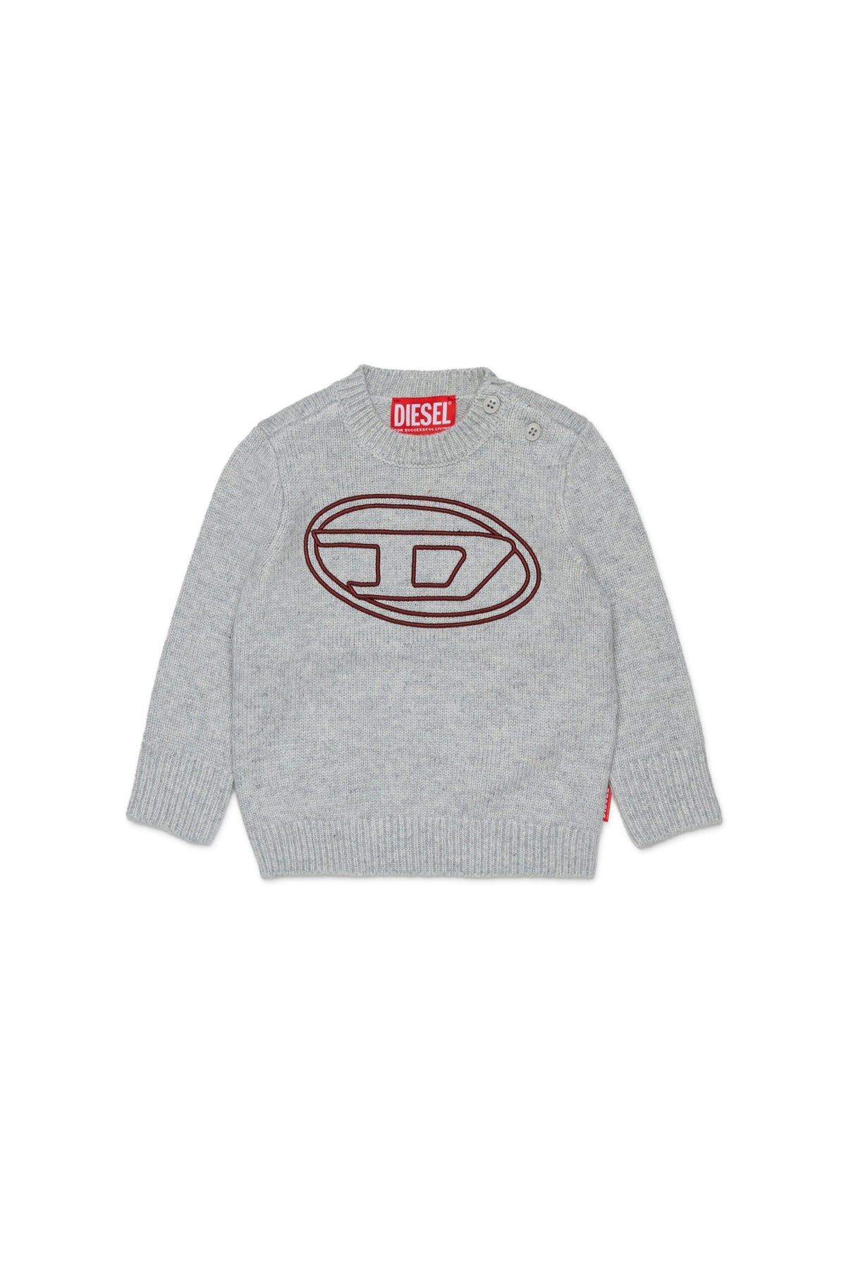 Crew-neck pullover with logo