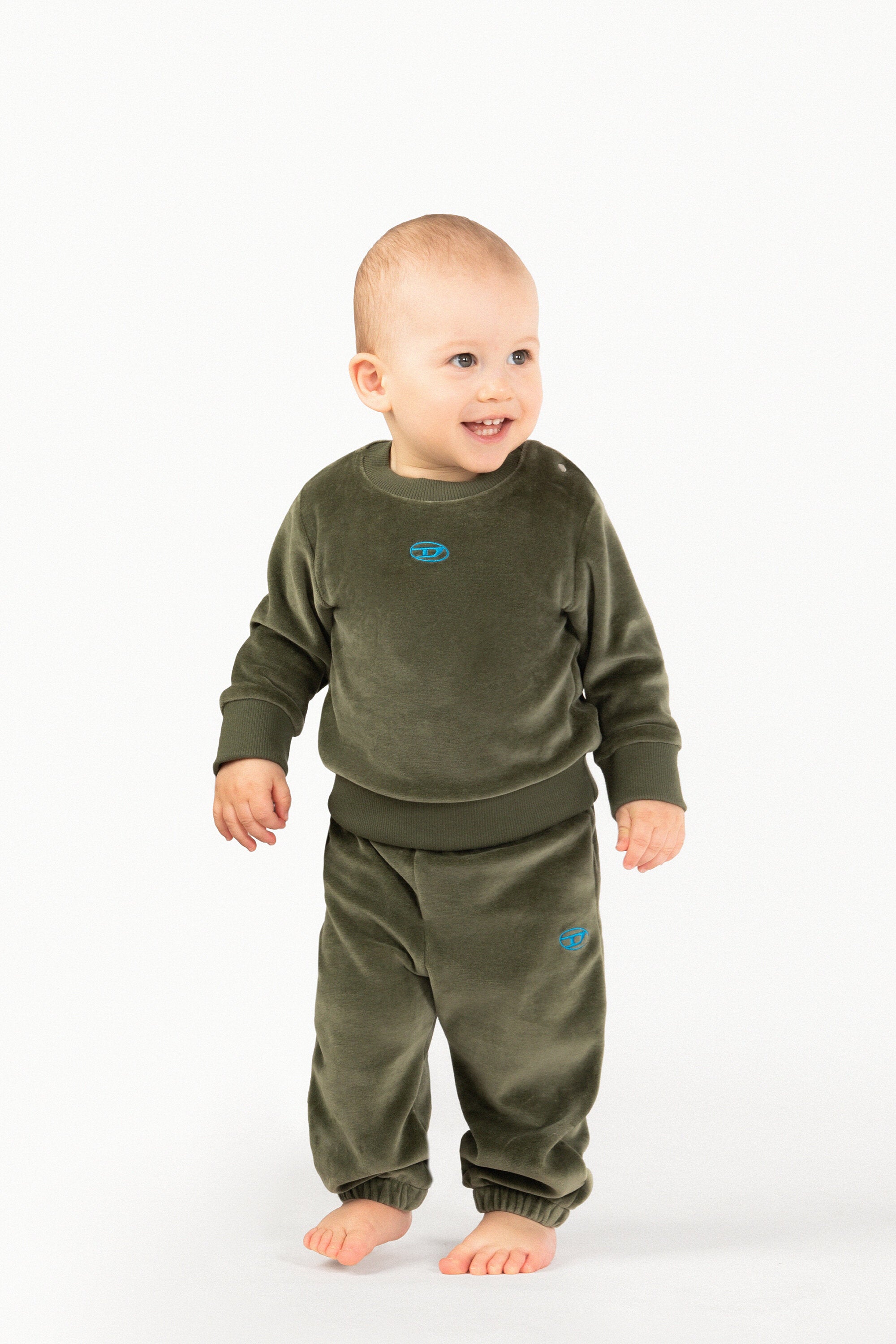 Pantalones de felpa con logo