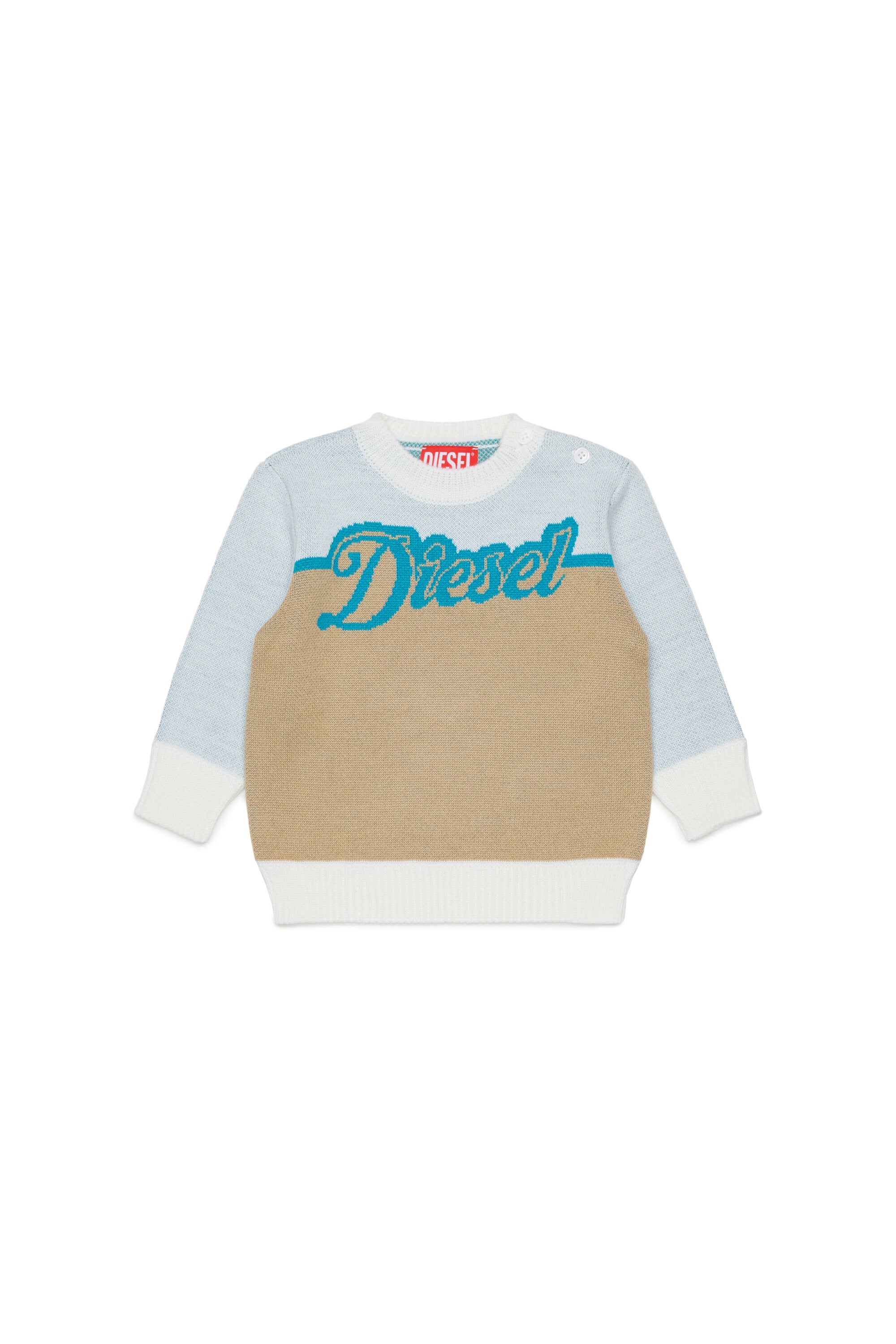 Jersey de cuello redondo con logo