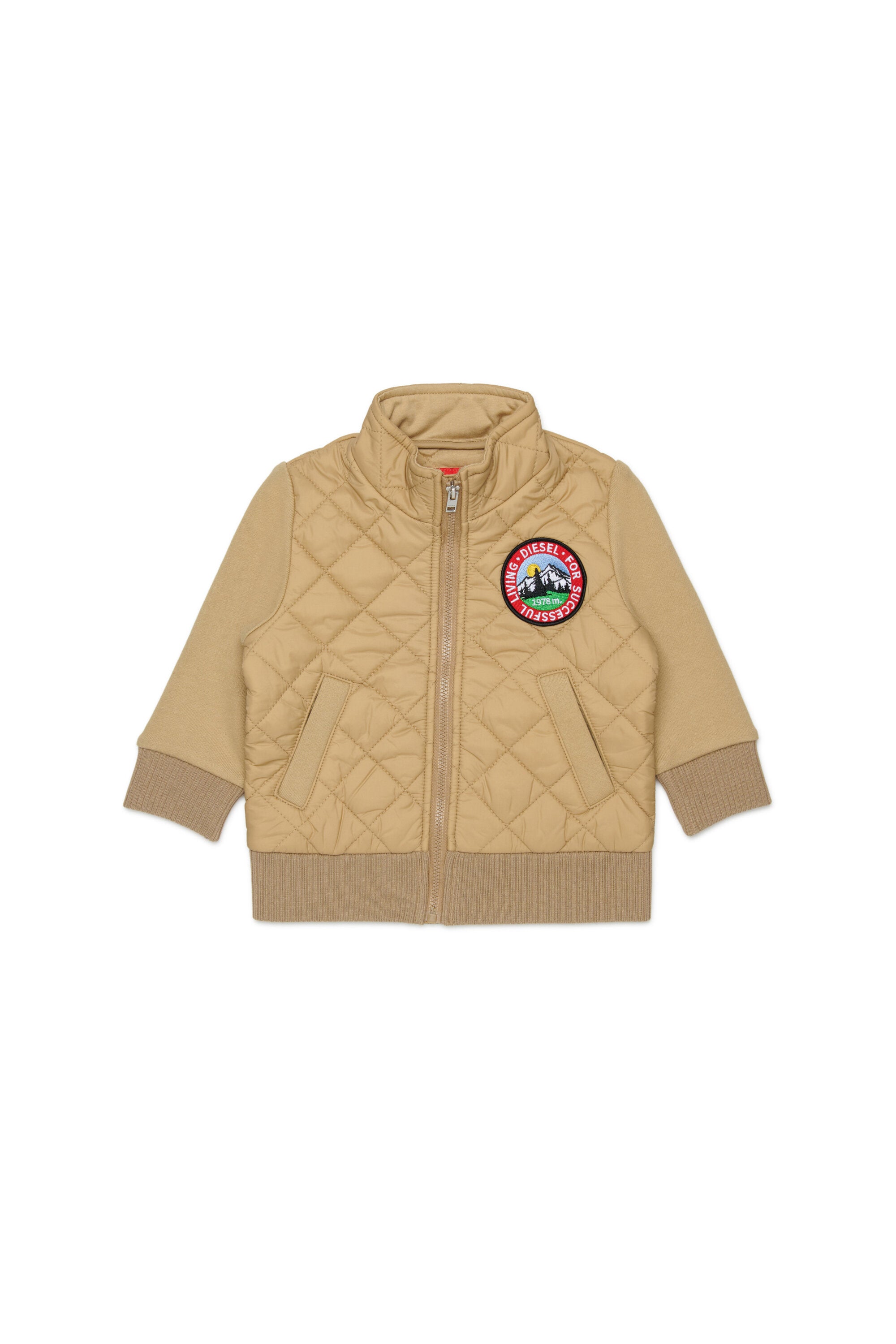 Chaqueta acolchada con logo