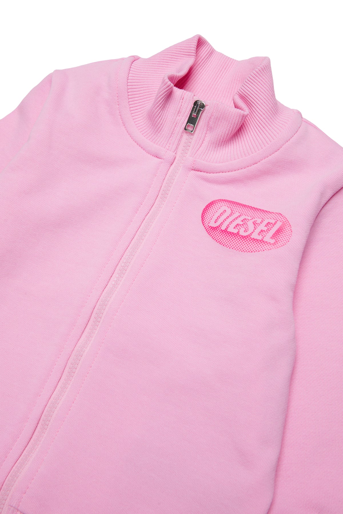 Zip-up sweatshirt with logo