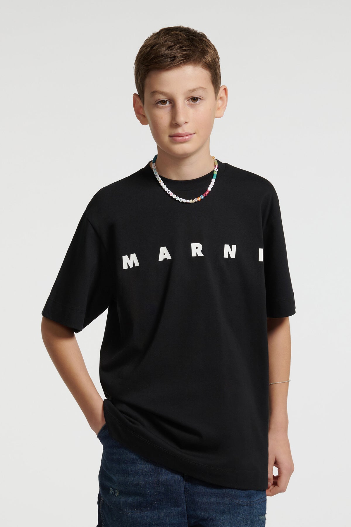 Camiseta de jersey con logotipo