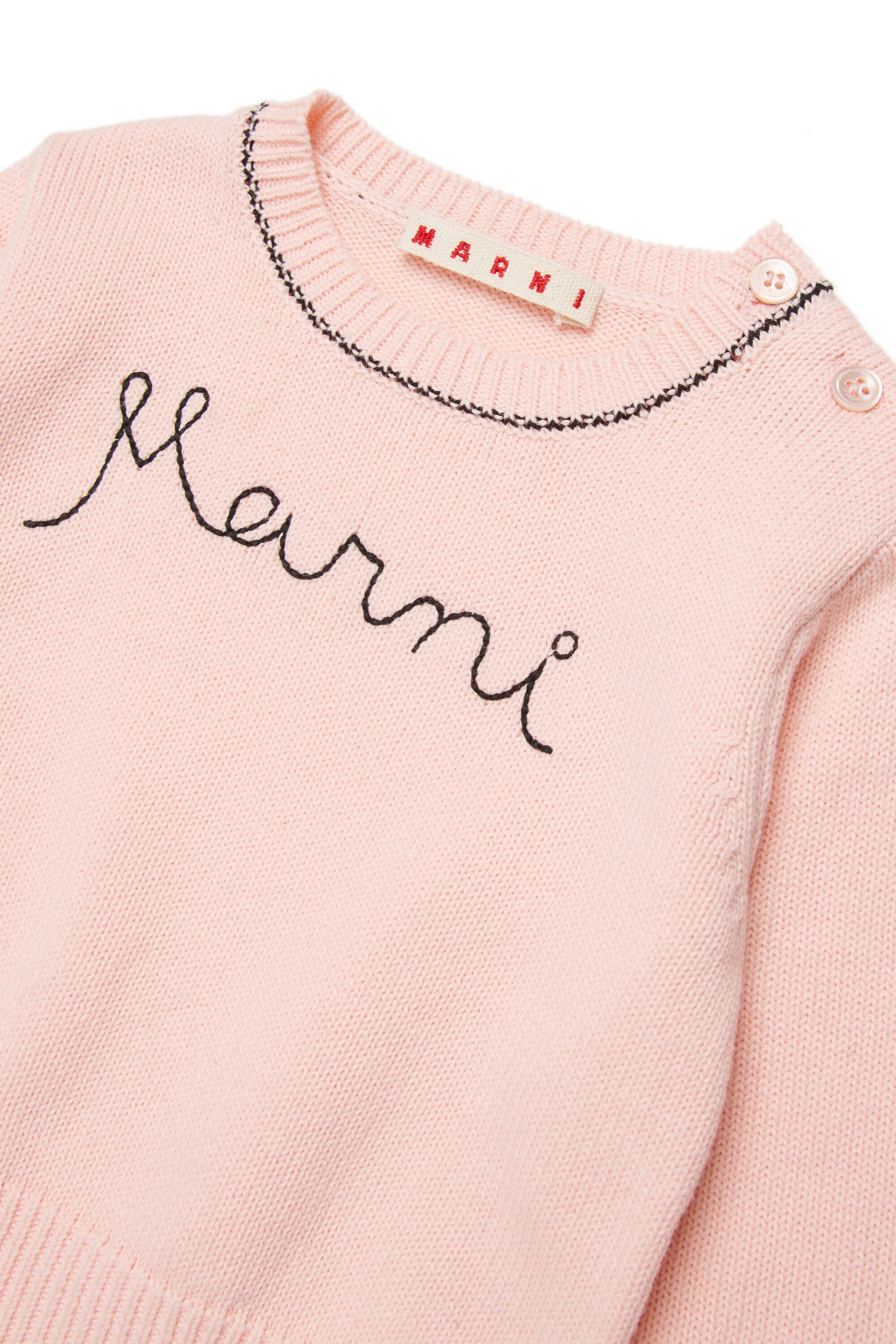 Jersey de cuello redondo con logo