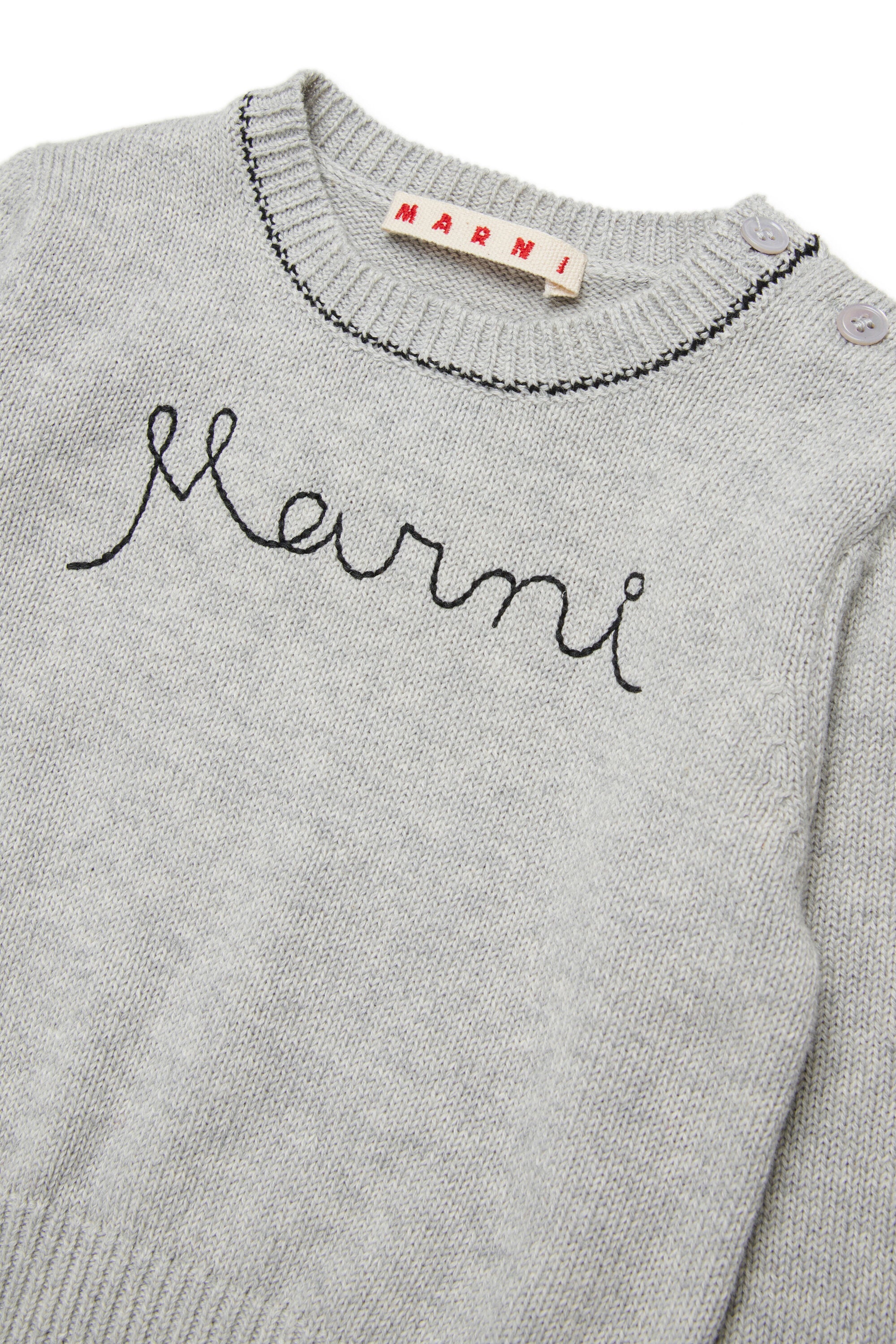 Jersey de cuello redondo con logo