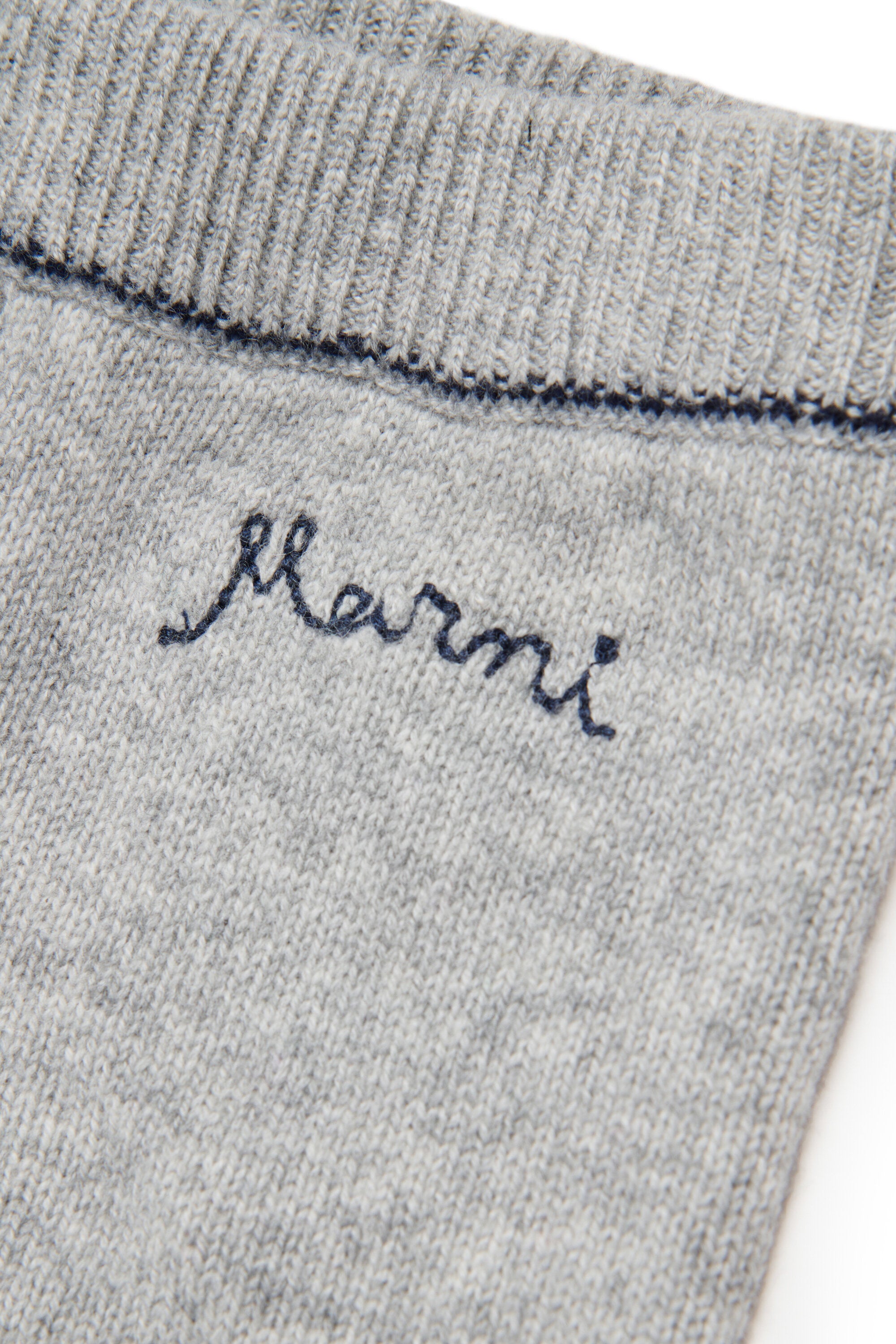 Pantalones deportivos en mezcla de cachemira y lana con logotipo