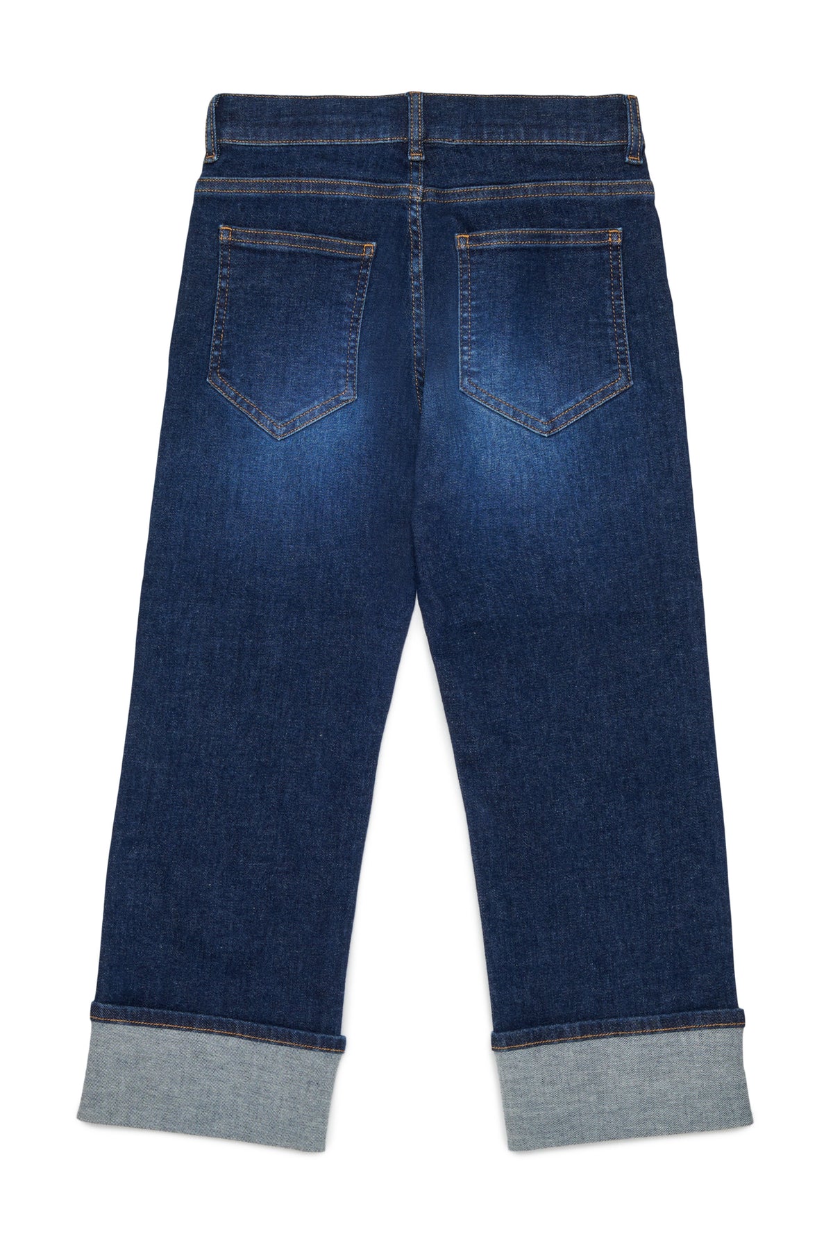 Jeans corte regular azul medio