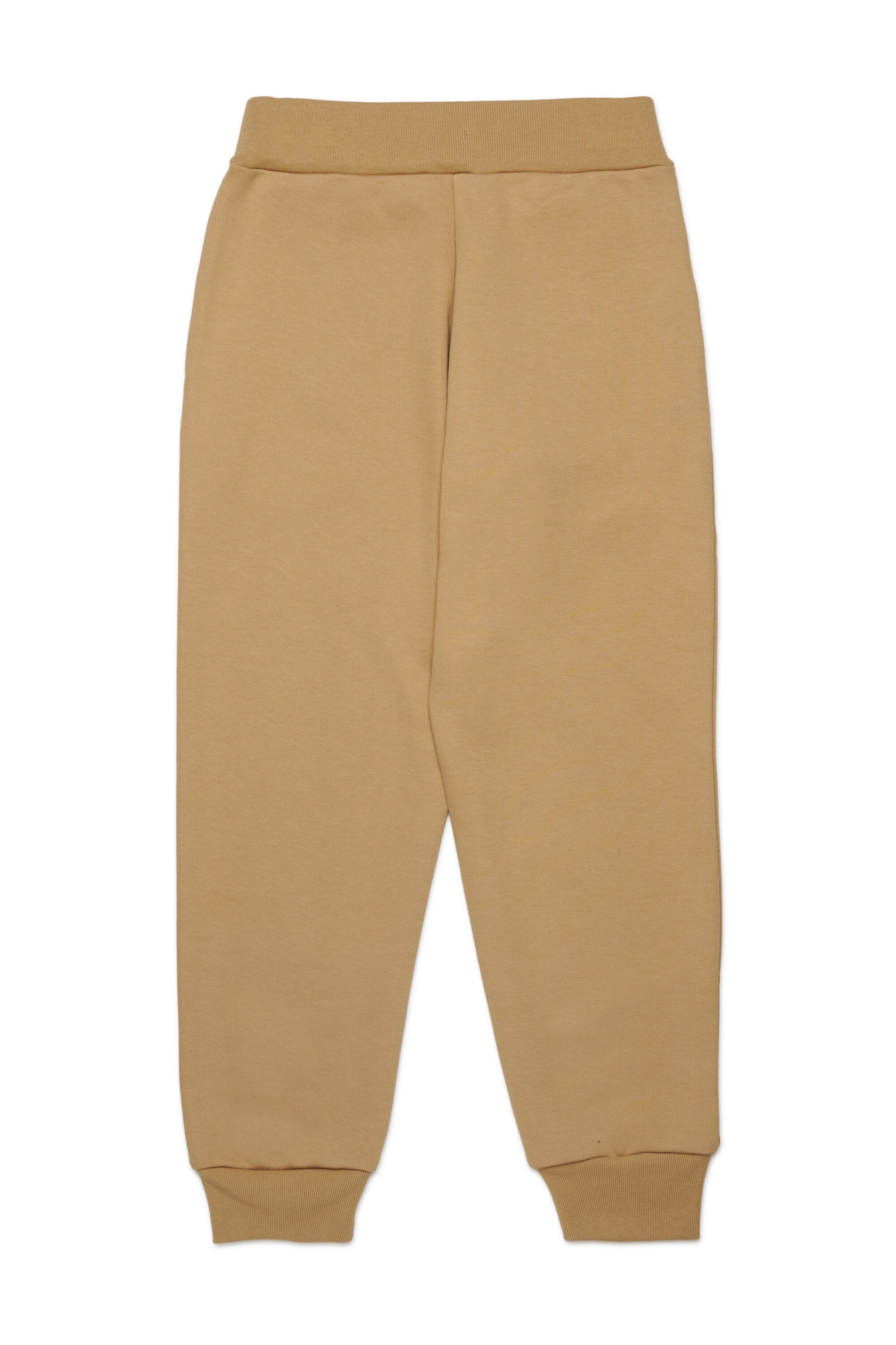 Fleece jogger pants with logo