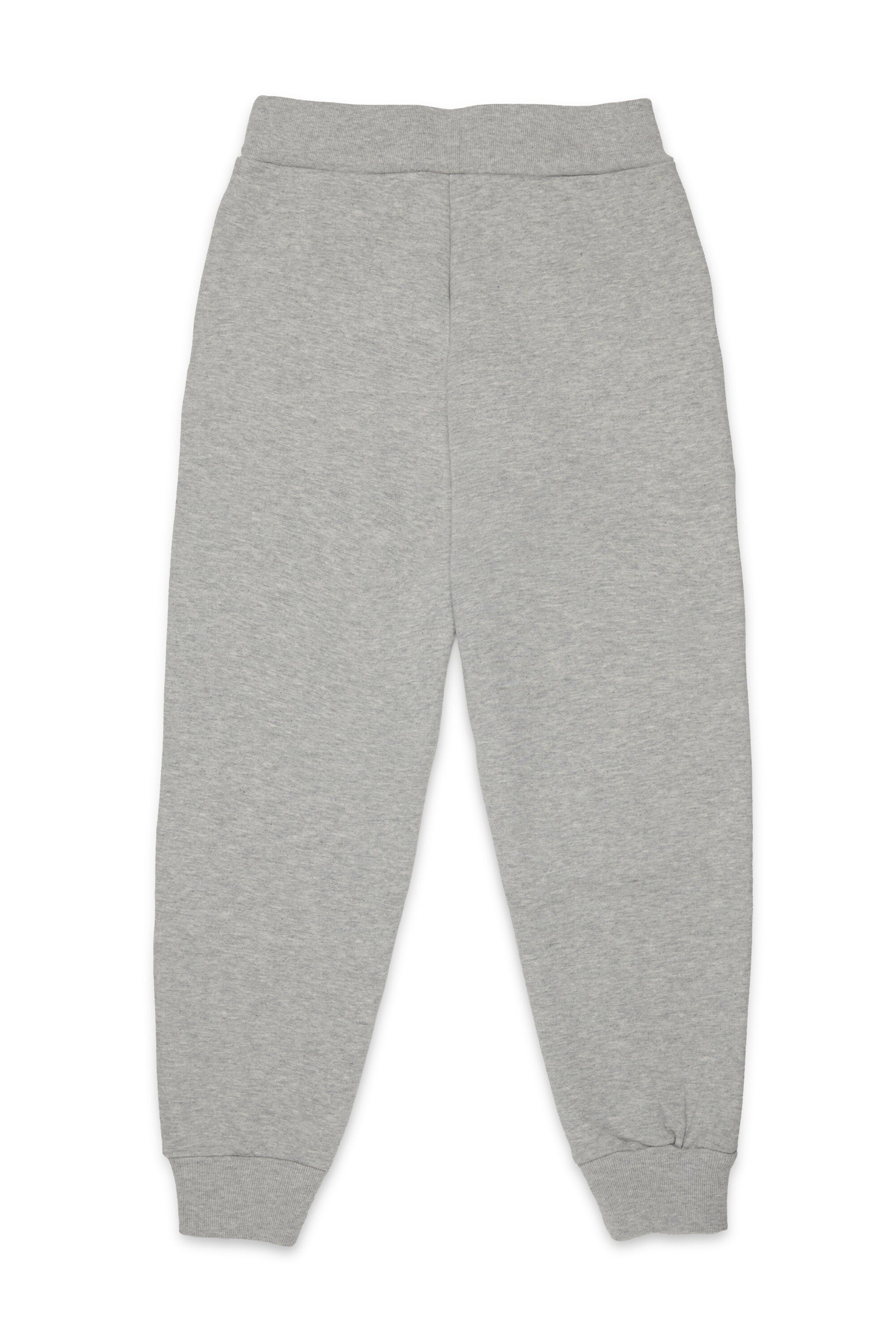 Fleece jogger pants with logo