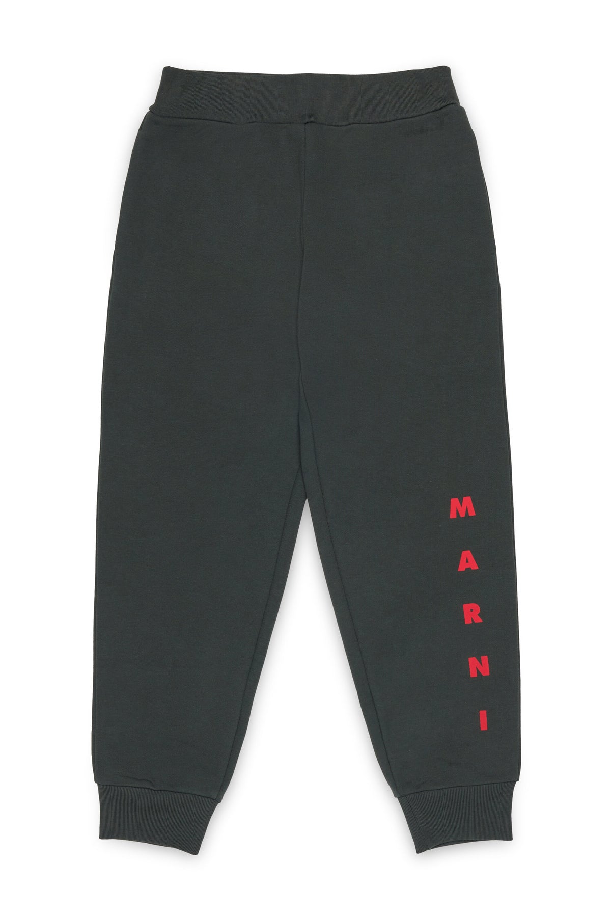Fleece jogger pants with logo