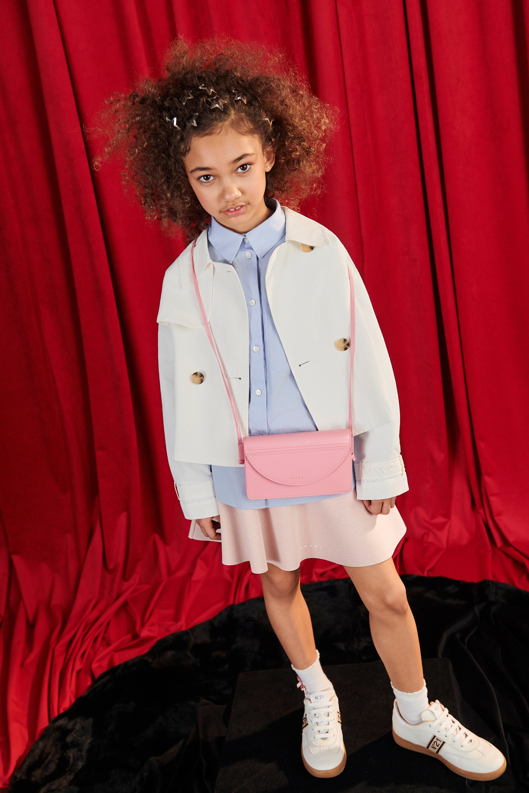 Minibolso de tejido recubierto