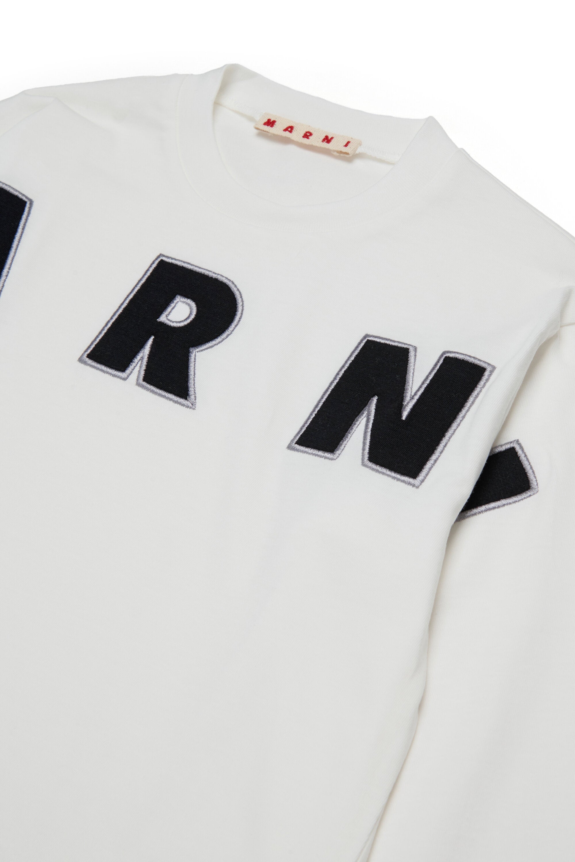 Long-sleeved T-shirt with embroidered logo